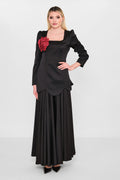 Kedma - Plus Size Dress (KDM26Y8-98355) - 8690200112898