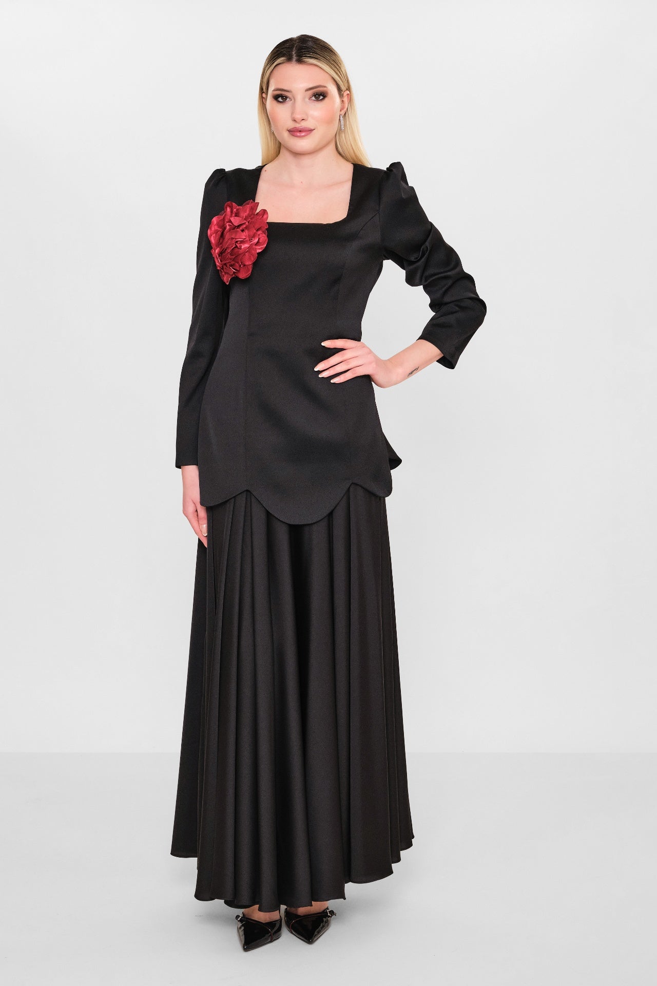 Kedma - Plus Size Dress (KDM26Y8-98355) - 8690200112898