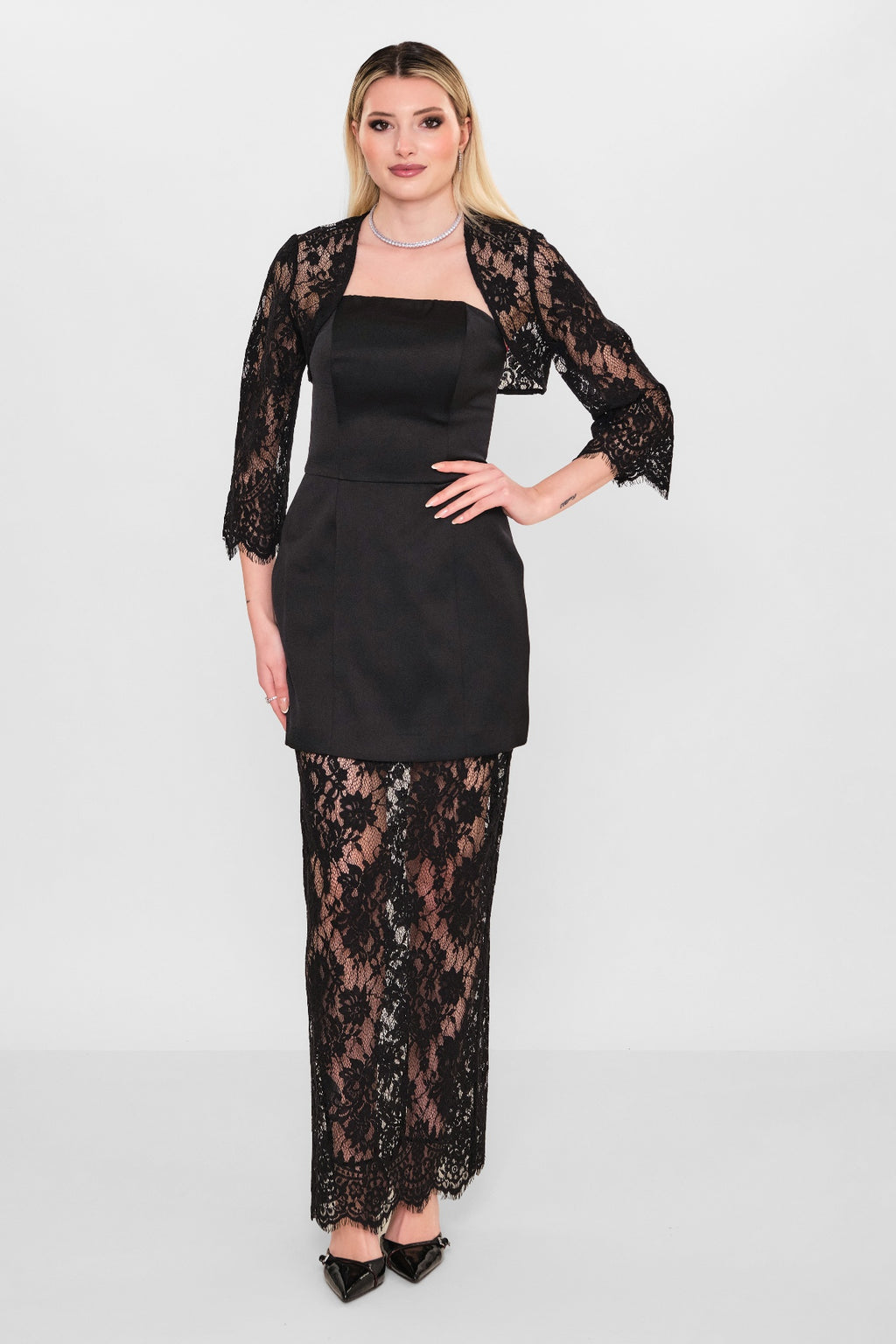 Kedma - Plus Size Dress (KDM26Y8-98356) - 8690200112904