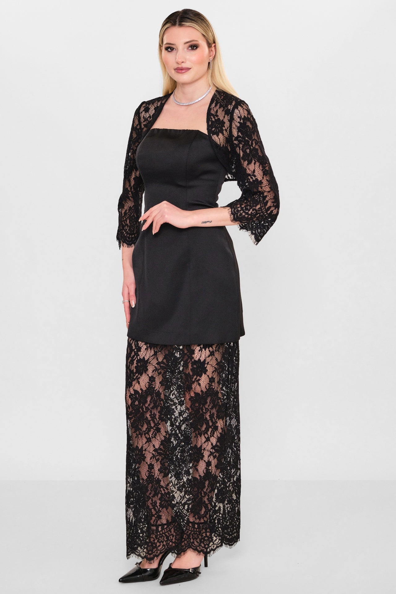 Kedma - Plus Size Dress (KDM26Y8-98356) - 8690200112904