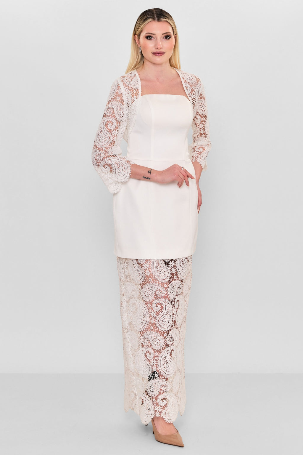 Kedma - Plus Size Dress (KDM26Y8-98356) - 8690200112911