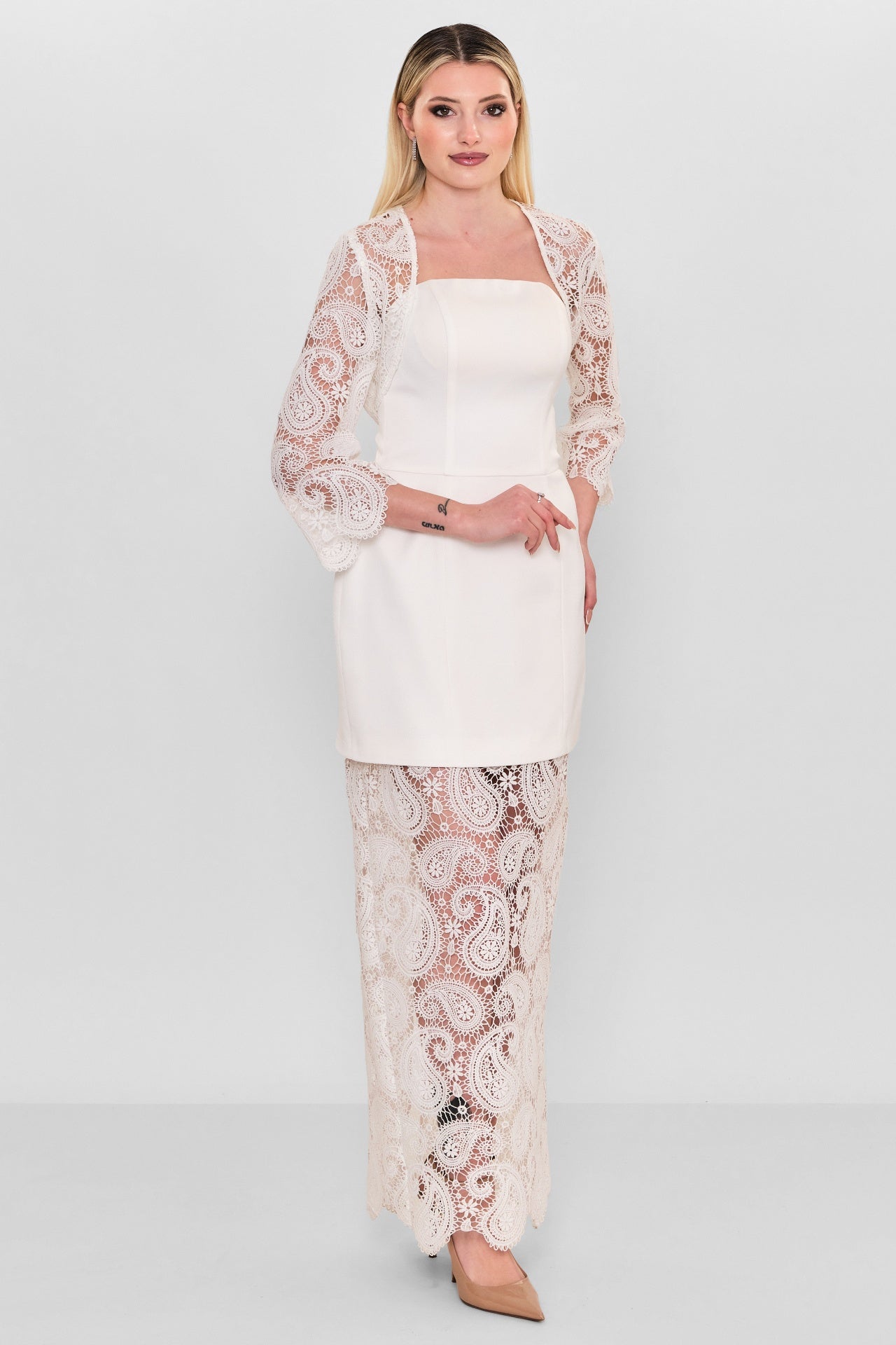 Kedma - Plus Size Dress (KDM26Y8-98356) - 8690200112911