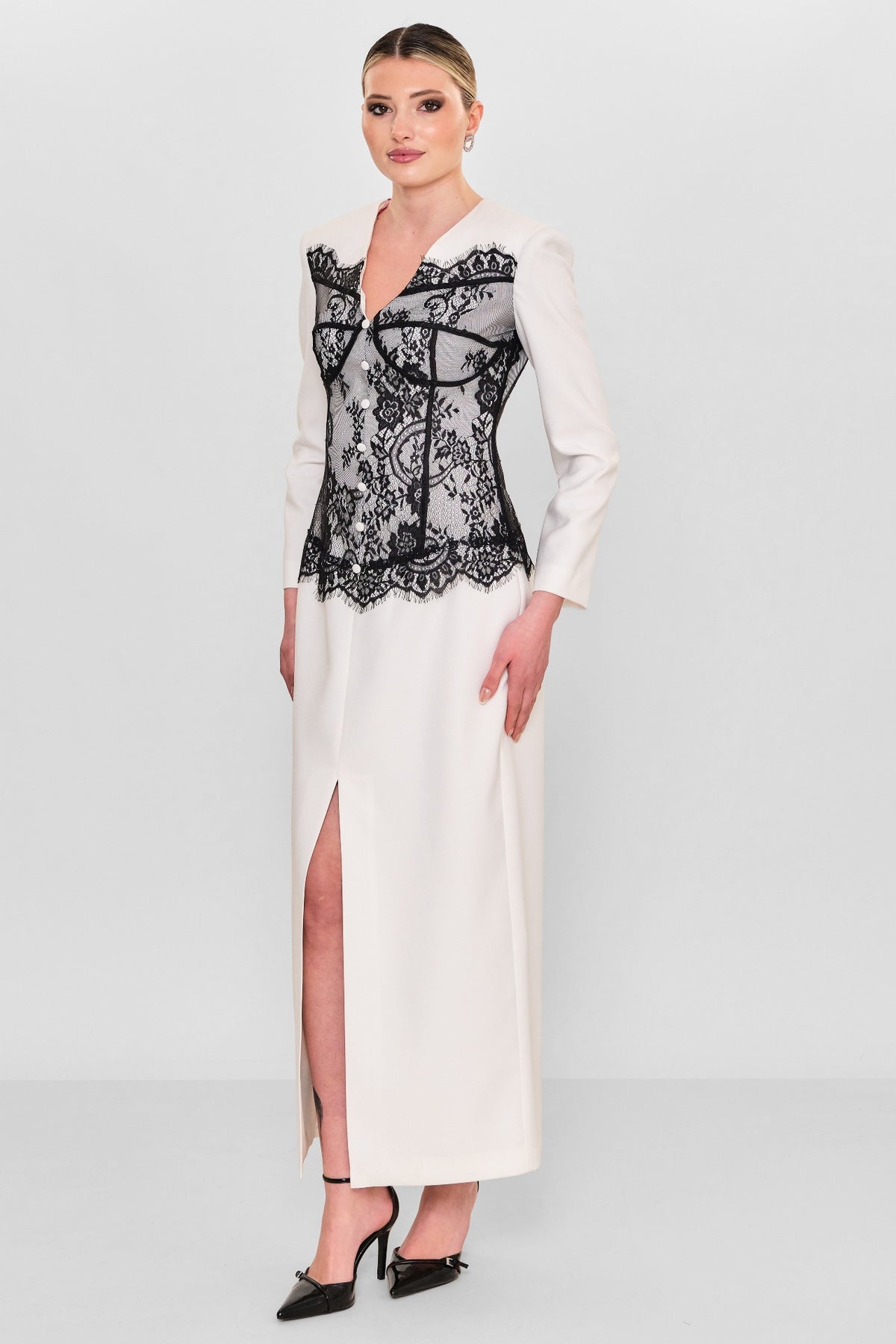Kedma - Plus Size Dress (KDM26Y8-98371) - 8690200112959