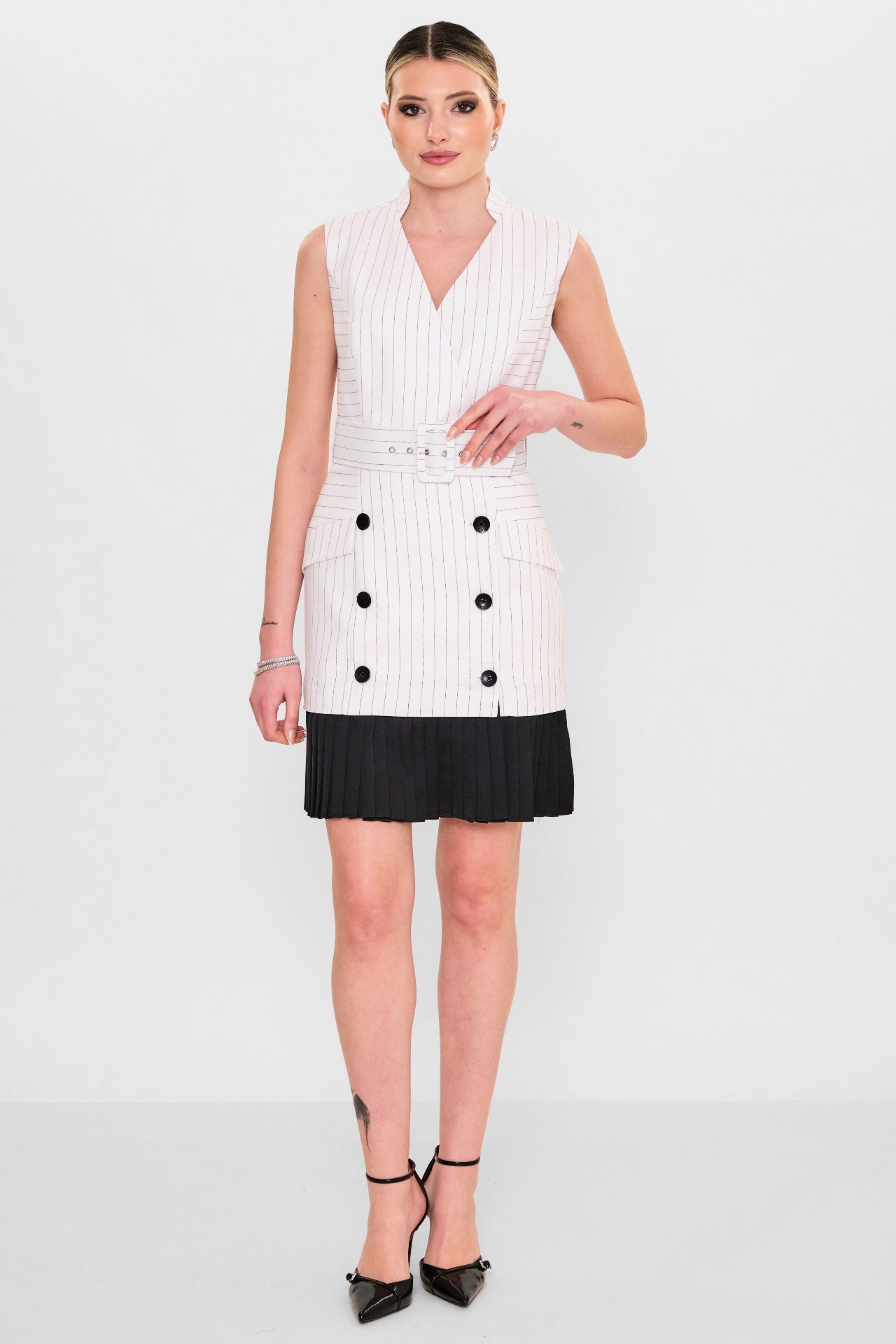 Kedma - Plus Size Dress (KDM26Y8-98373) - 8690200112980
