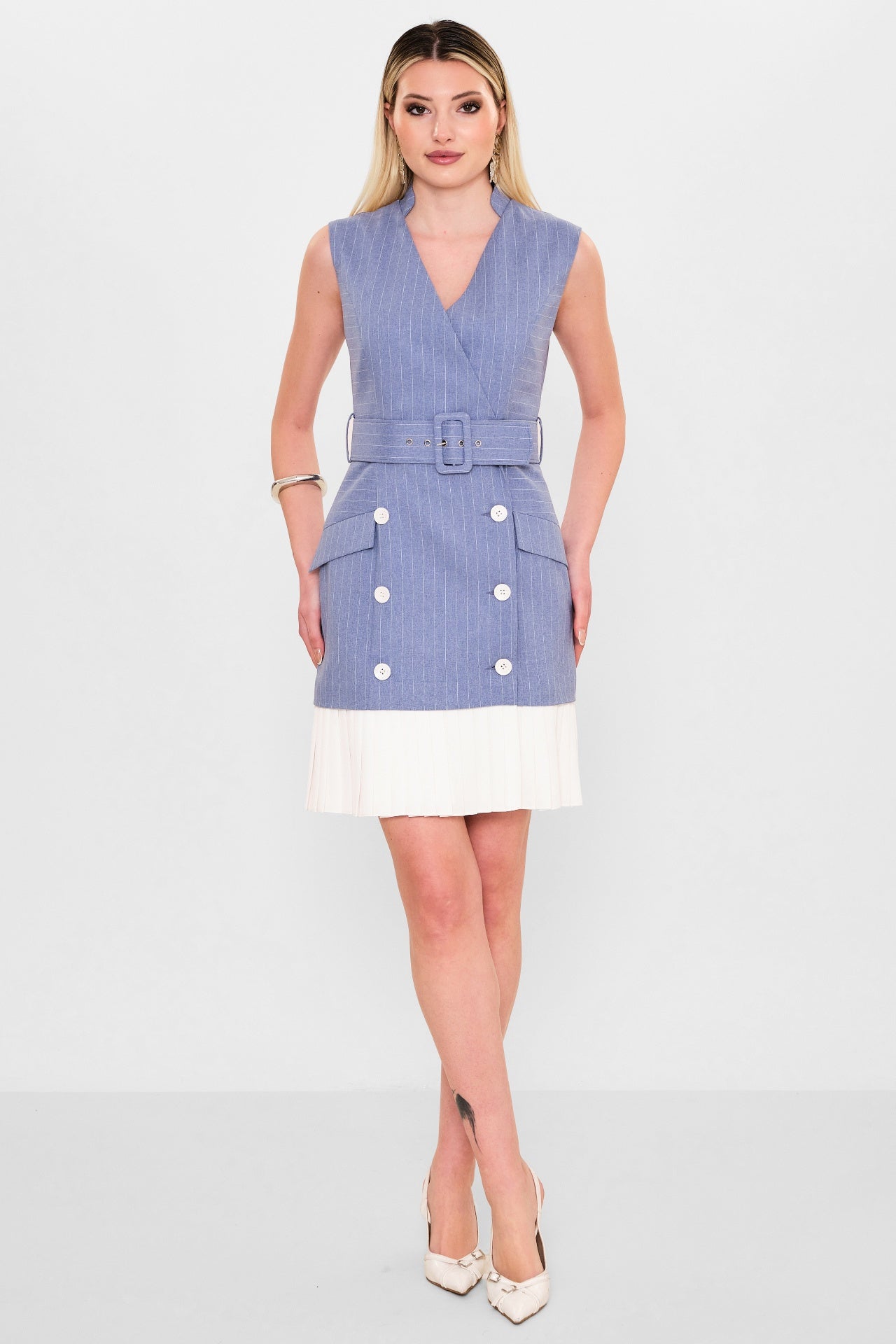 Kedma - Plus Size Dress (KDM26Y8-98373) - 8690200112997