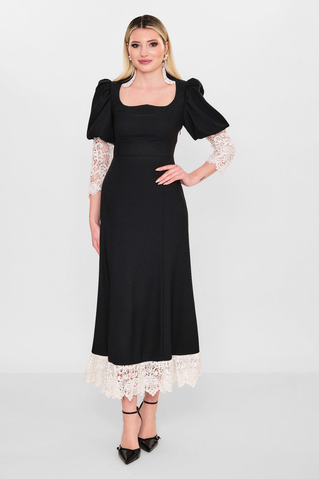Kedma - Plus Size Dress (KDM26Y8-98377) - 8690200113017