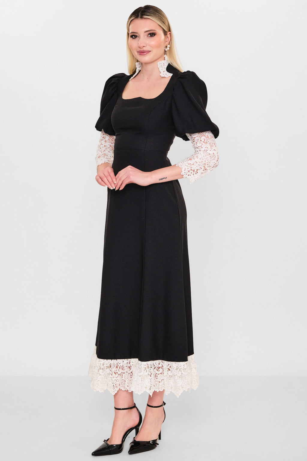 Kedma - Plus Size Dress (KDM26Y8-98377) - 8690200113017