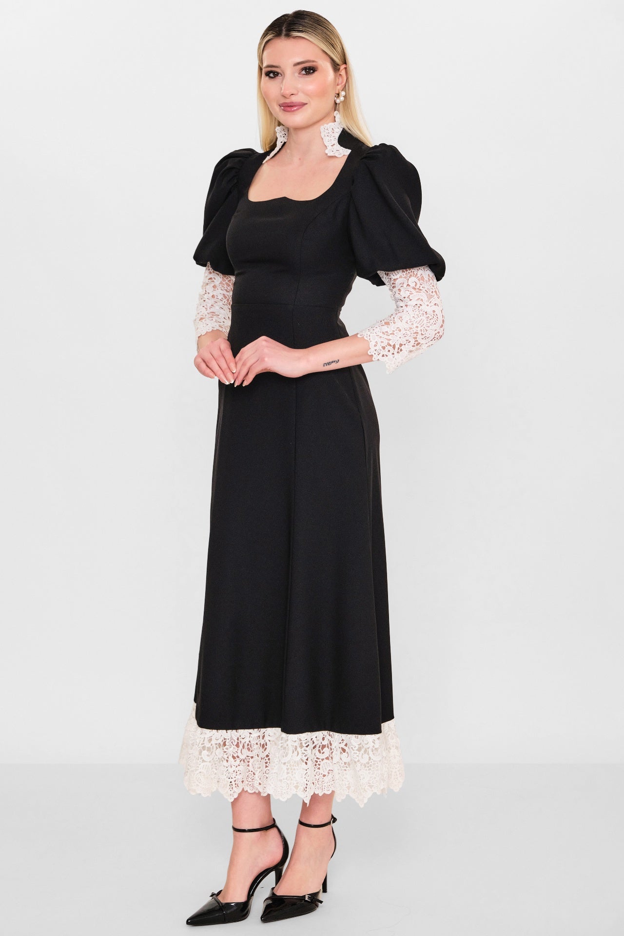 Kedma - Plus Size Dress (KDM26Y8-98377) - 8690200113017