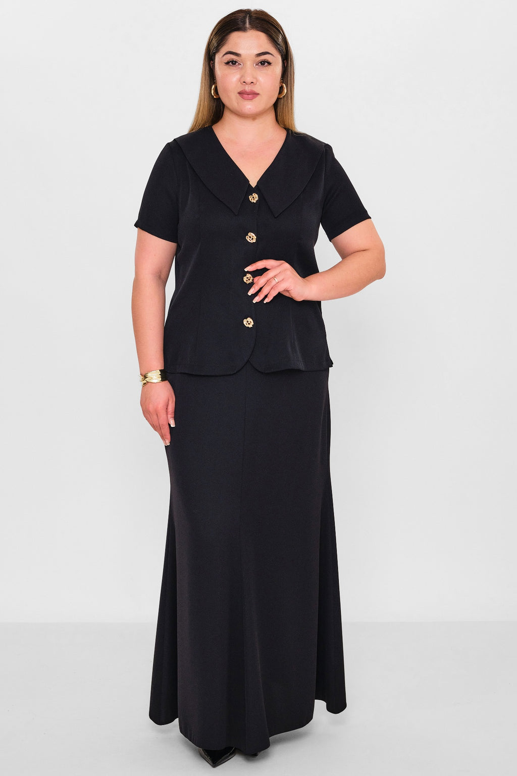 Dress port - Plus Size Suit (DSP26Y3449) - 8690200113161