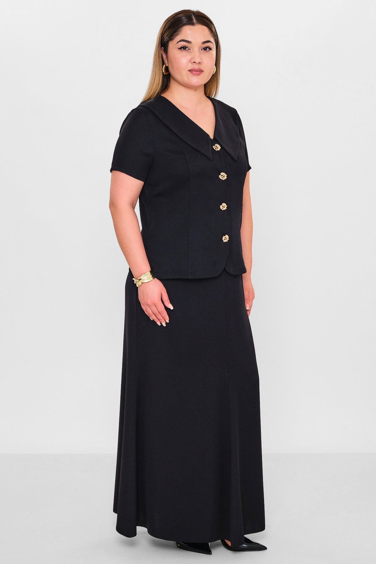 Dress port - Plus Size Suit (DSP26Y3449) - 8690200113161