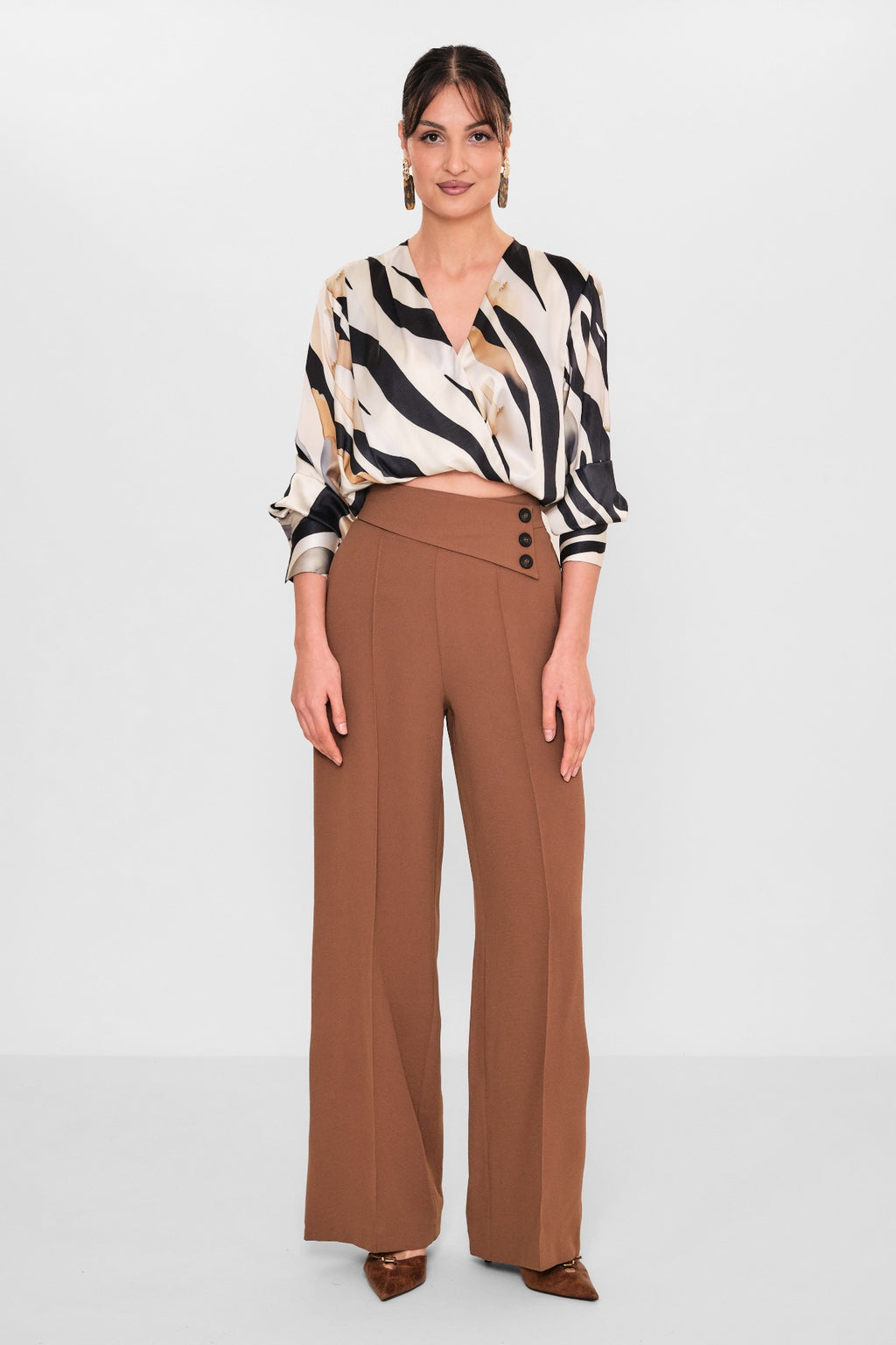 Zanzi - Plus Size Trousers (ZNZ26Y20031506) - 8690200113291