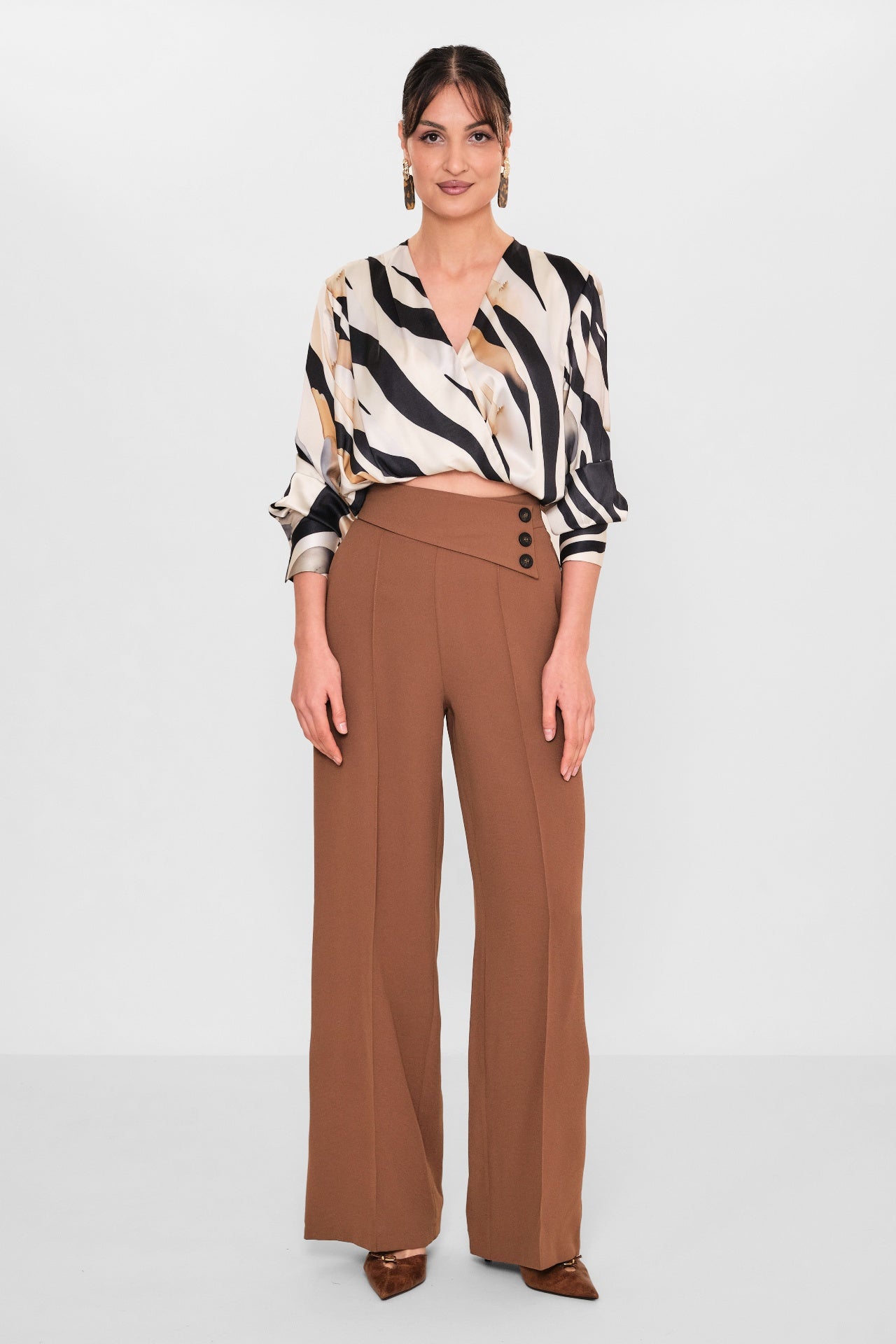 Zanzi - Plus Size Trousers (ZNZ26Y20031506) - 8690200113291