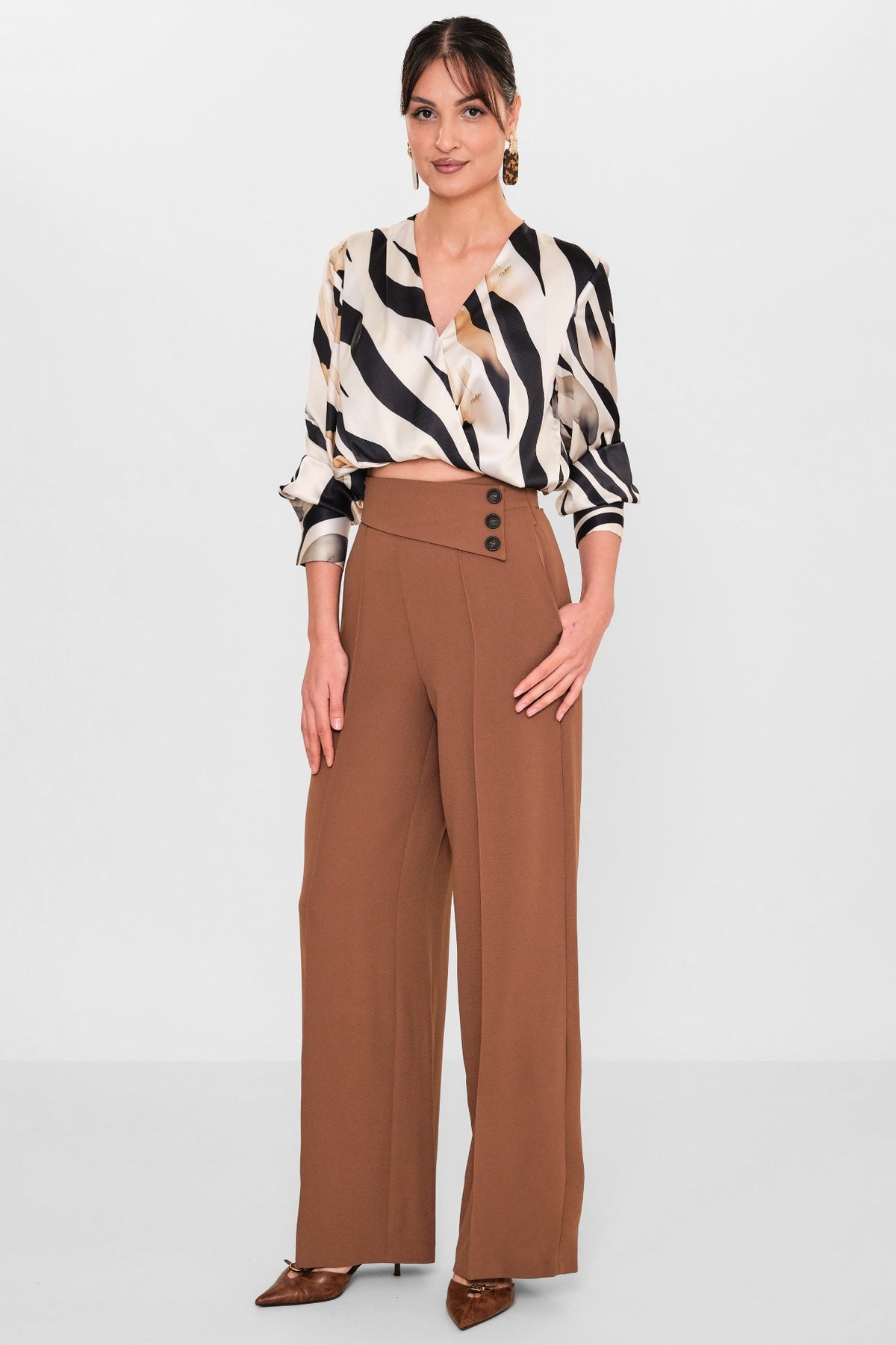 Zanzi - Plus Size Trousers (ZNZ26Y20031506) - 8690200113291