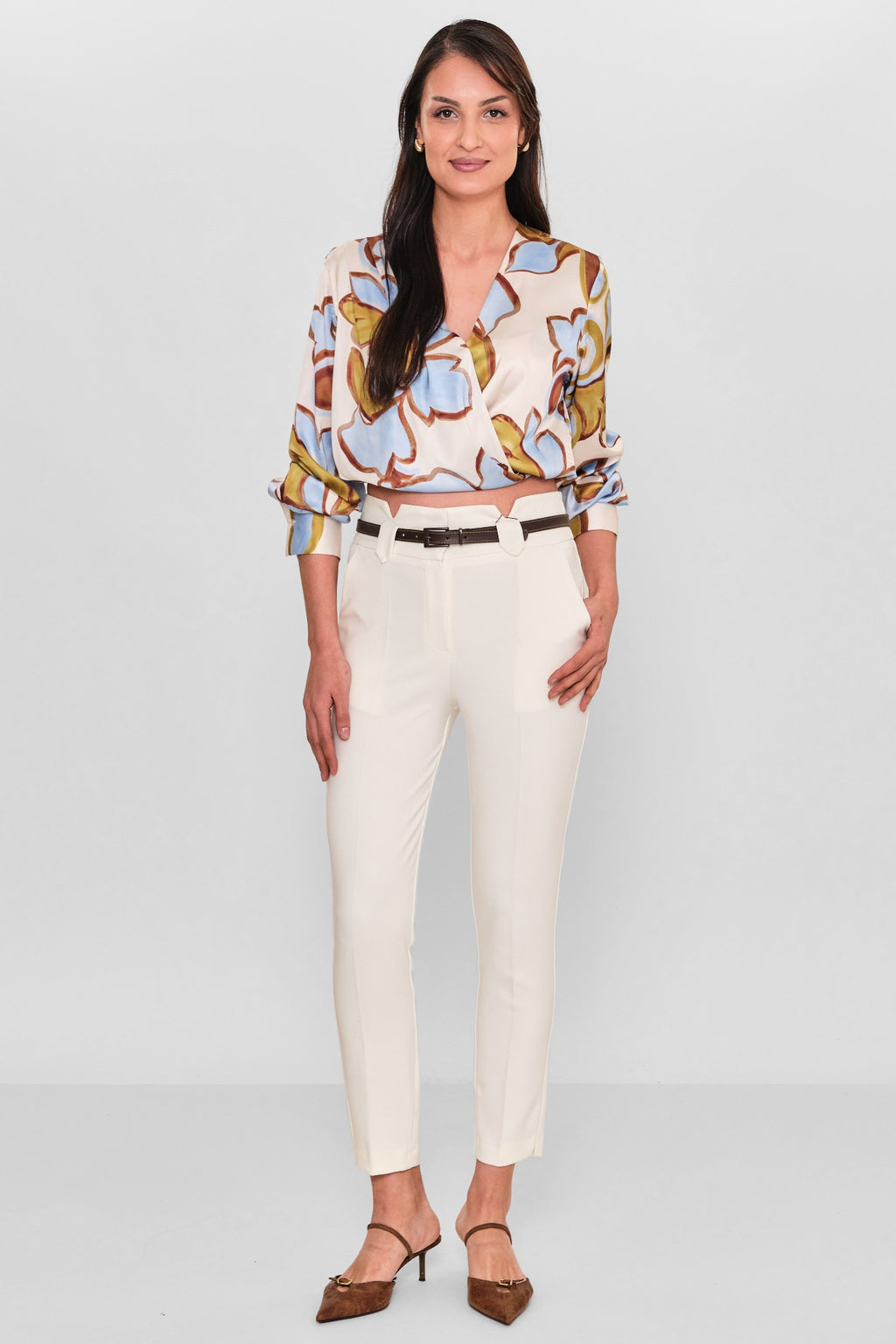 Zanzi - Plus Size Trousers (ZNZ26Y20141395) - 8690200113529