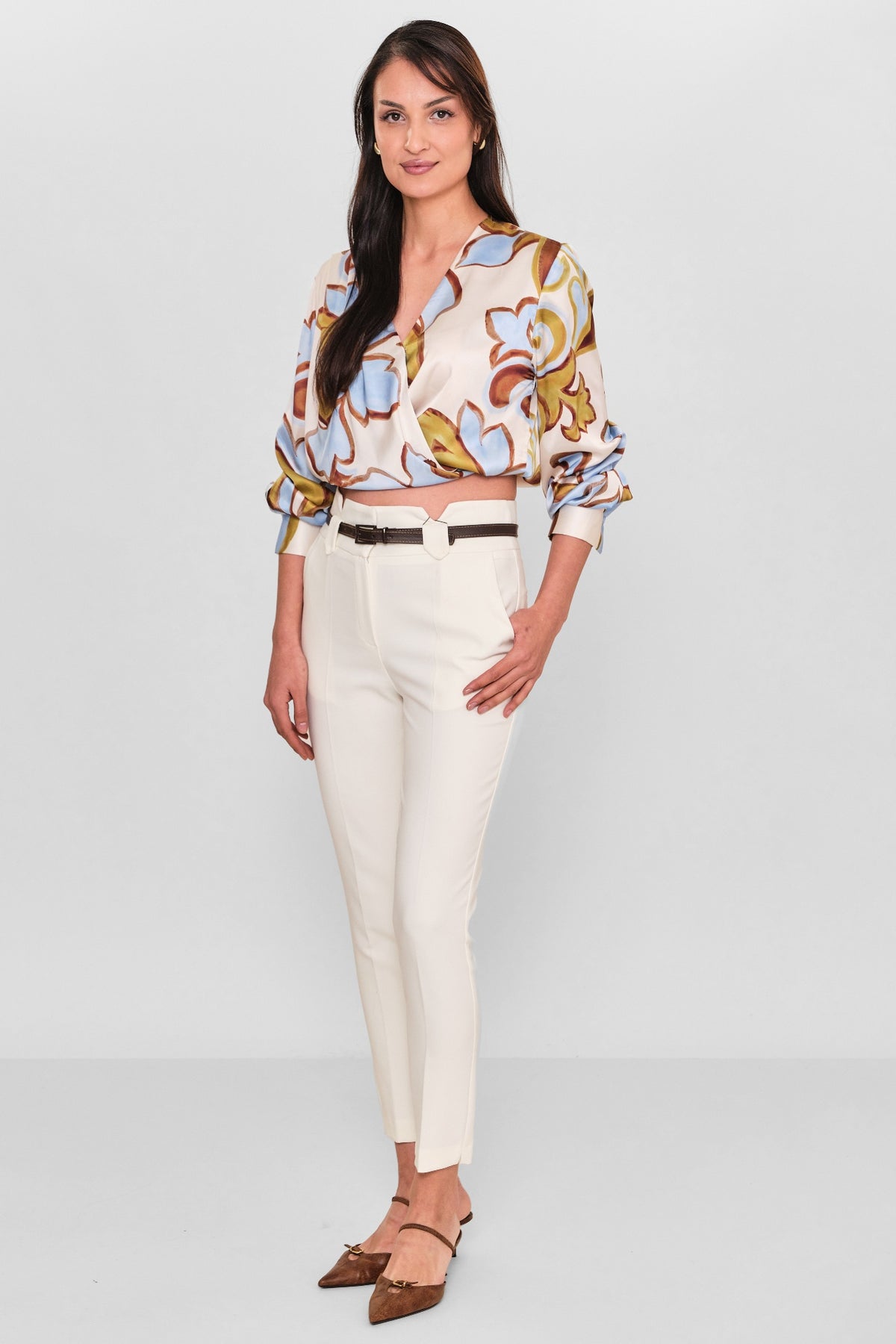 Zanzi - Plus Size Trousers (ZNZ26Y20141395) - 8690200113529