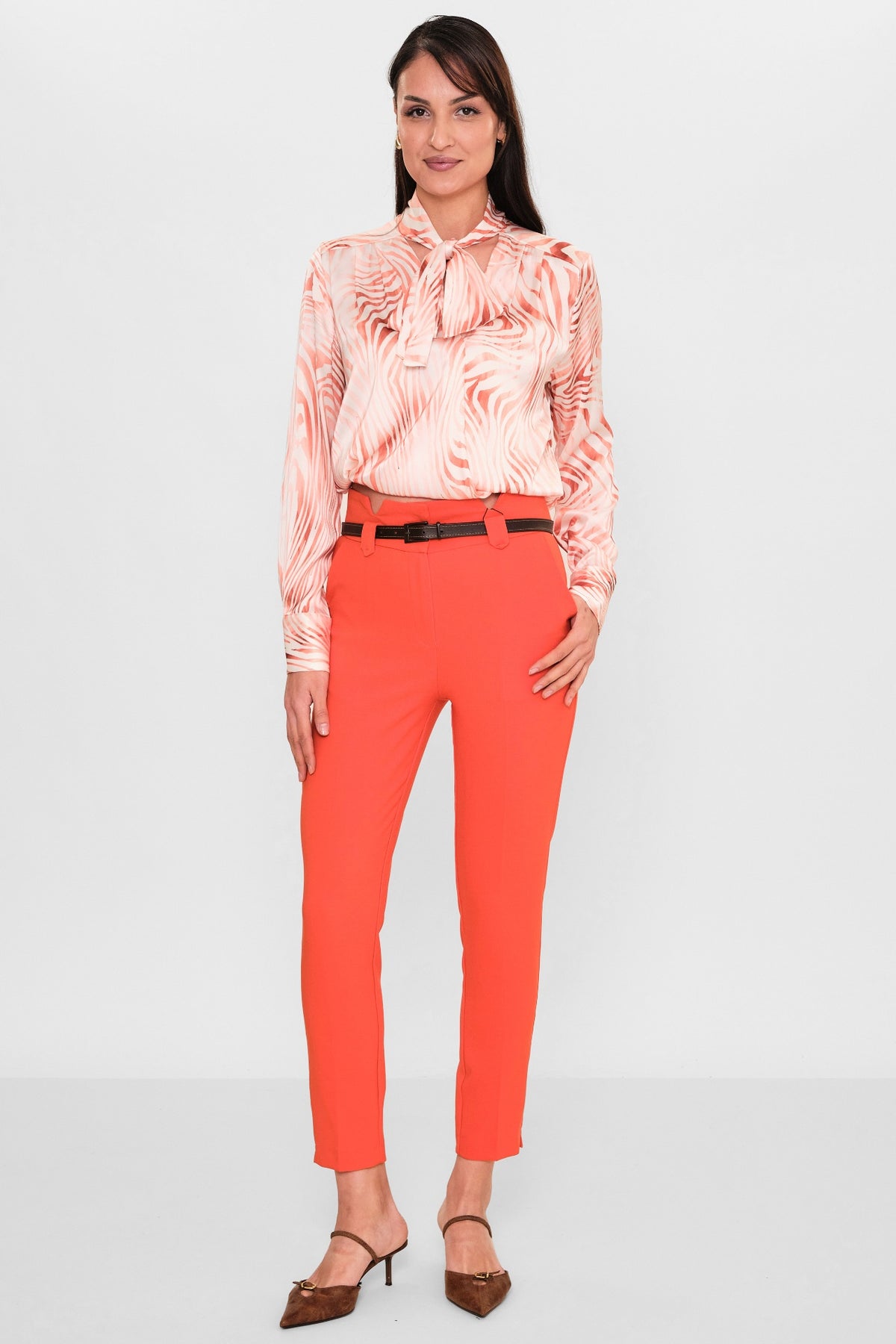 Zanzi - Plus Size Trousers (ZNZ26Y20141395) - 8690200113536