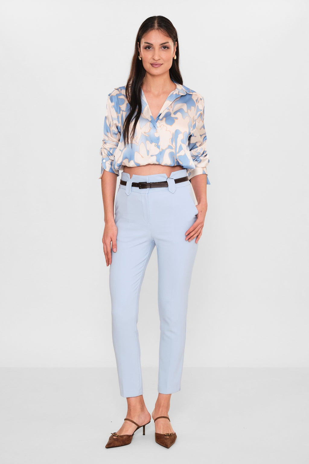 Zanzi - Plus Size Trousers (ZNZ26Y20141395) - 8690200113543