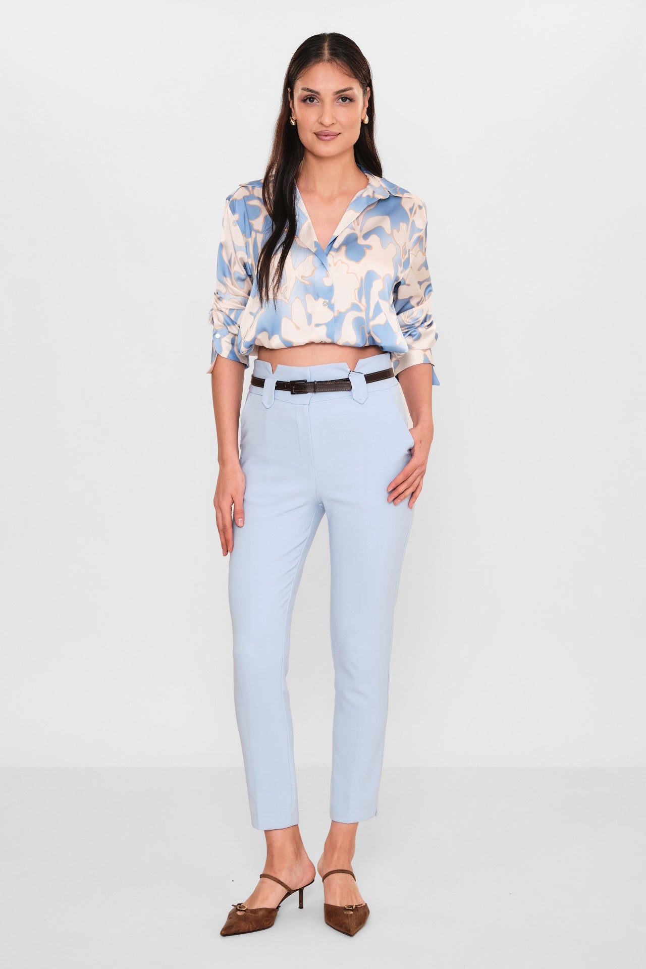 Zanzi - Plus Size Trousers (ZNZ26Y20141395) - 8690200113543