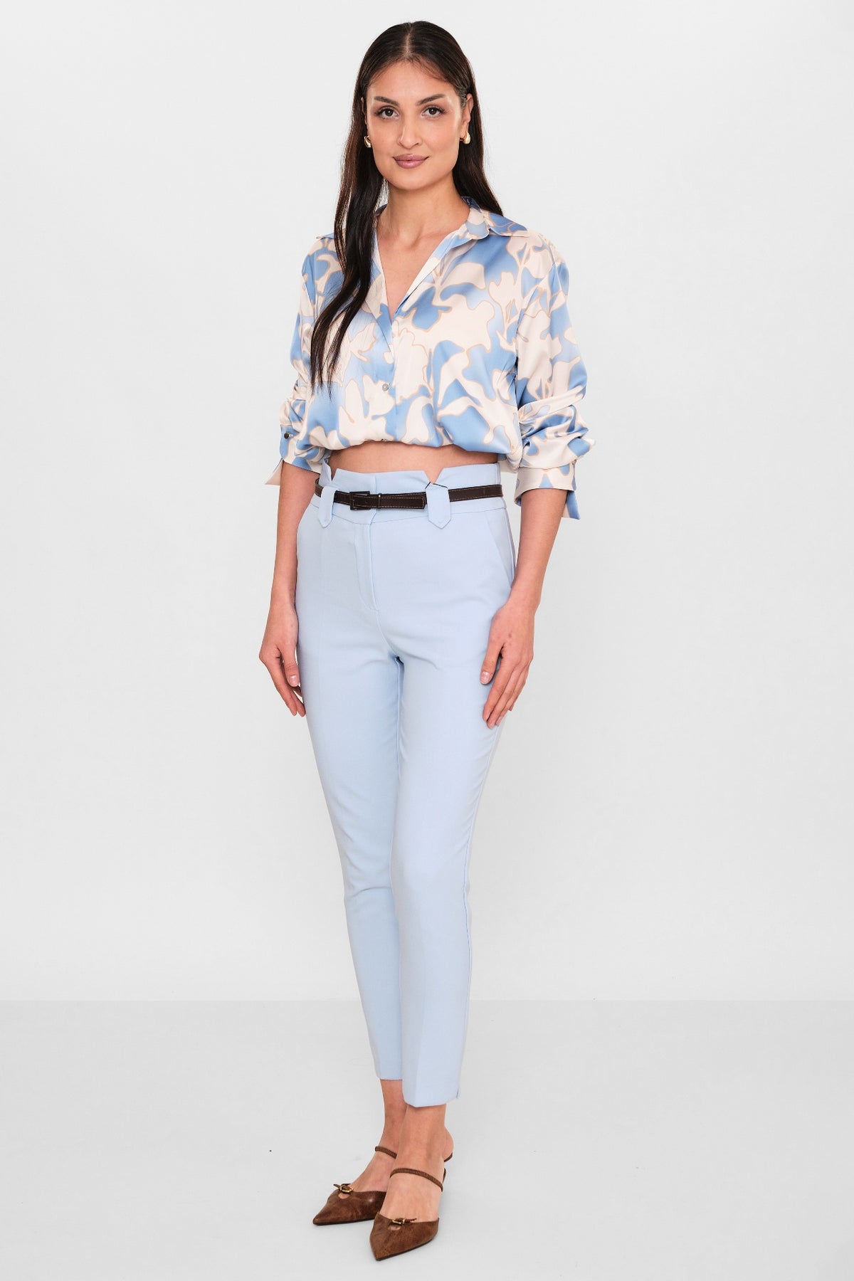 Zanzi - Plus Size Trousers (ZNZ26Y20141395) - 8690200113543
