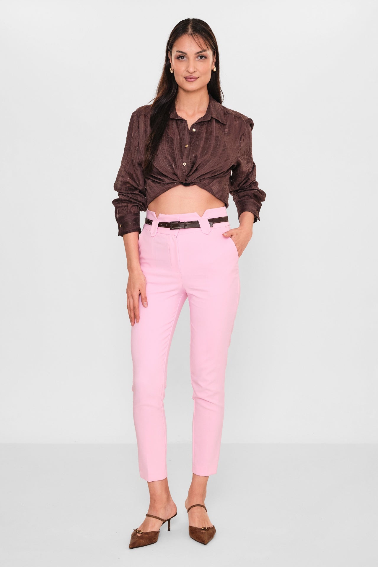 Zanzi - Plus Size Trousers (ZNZ26Y20141395) - 8690200113550