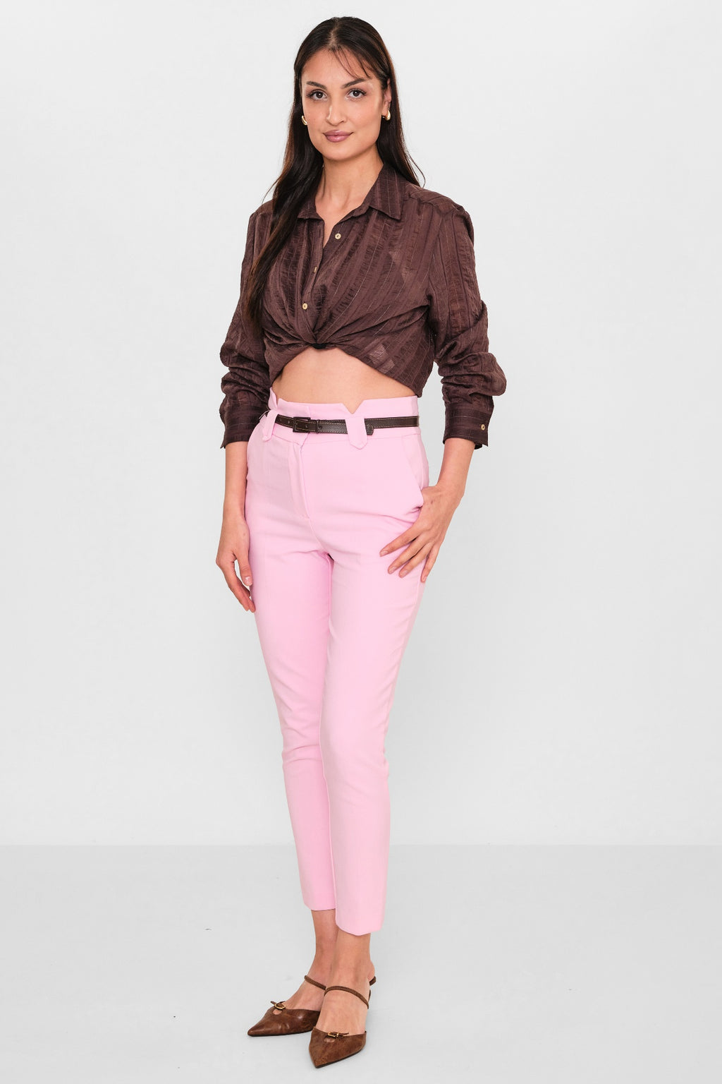 Zanzi - Plus Size Trousers (ZNZ26Y20141395) - 8690200113550