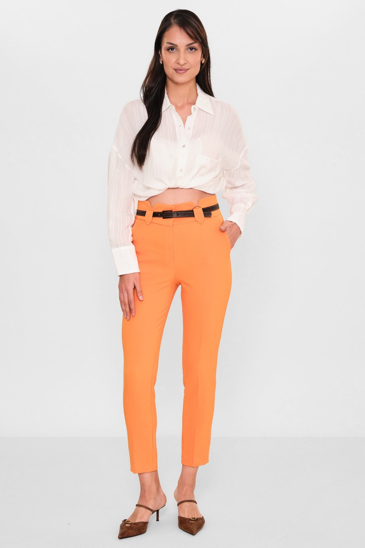 Zanzi - Plus Size Trousers (ZNZ26Y20141395) - 8690200113567