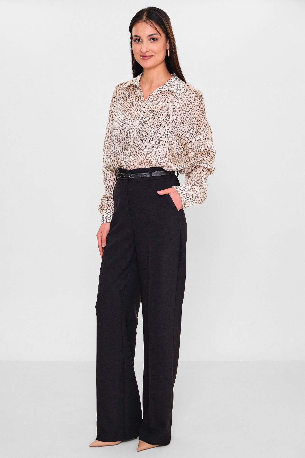 Zanzi - Plus Size Trousers (ZNZ26Y20141450) - 8690200113611