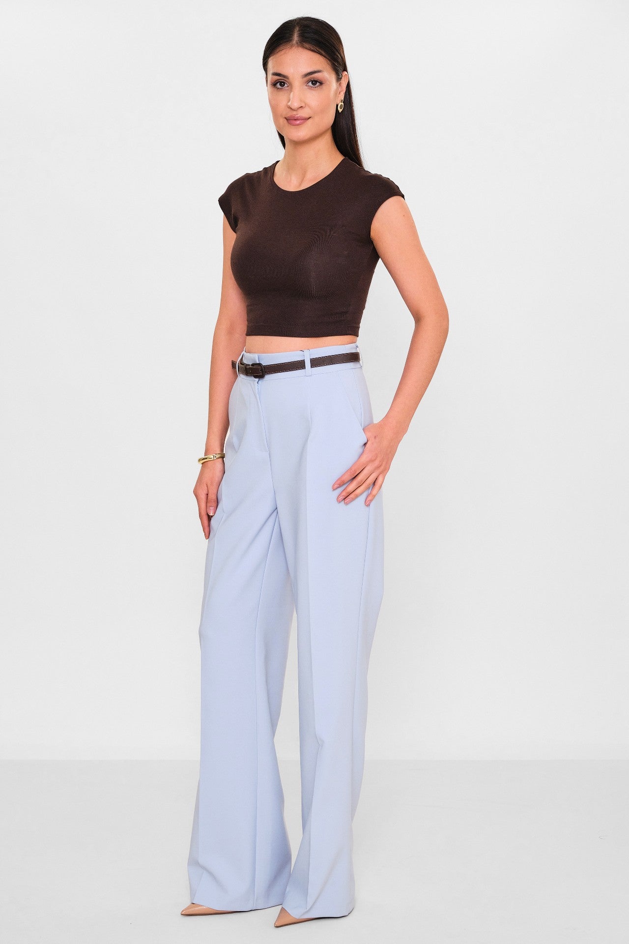Zanzi - Plus Size Trousers (ZNZ26Y20141450) - 8690200113628