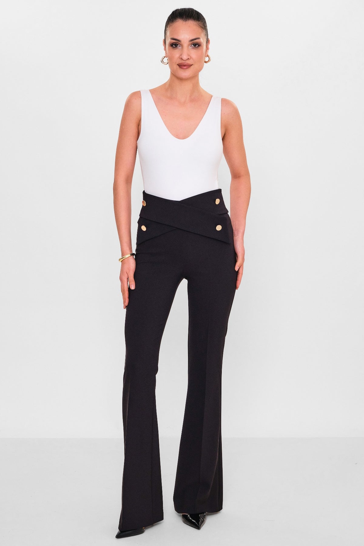 Zanzi - Plus Size Trousers (ZNZ26Y20141469) - 8690200113673