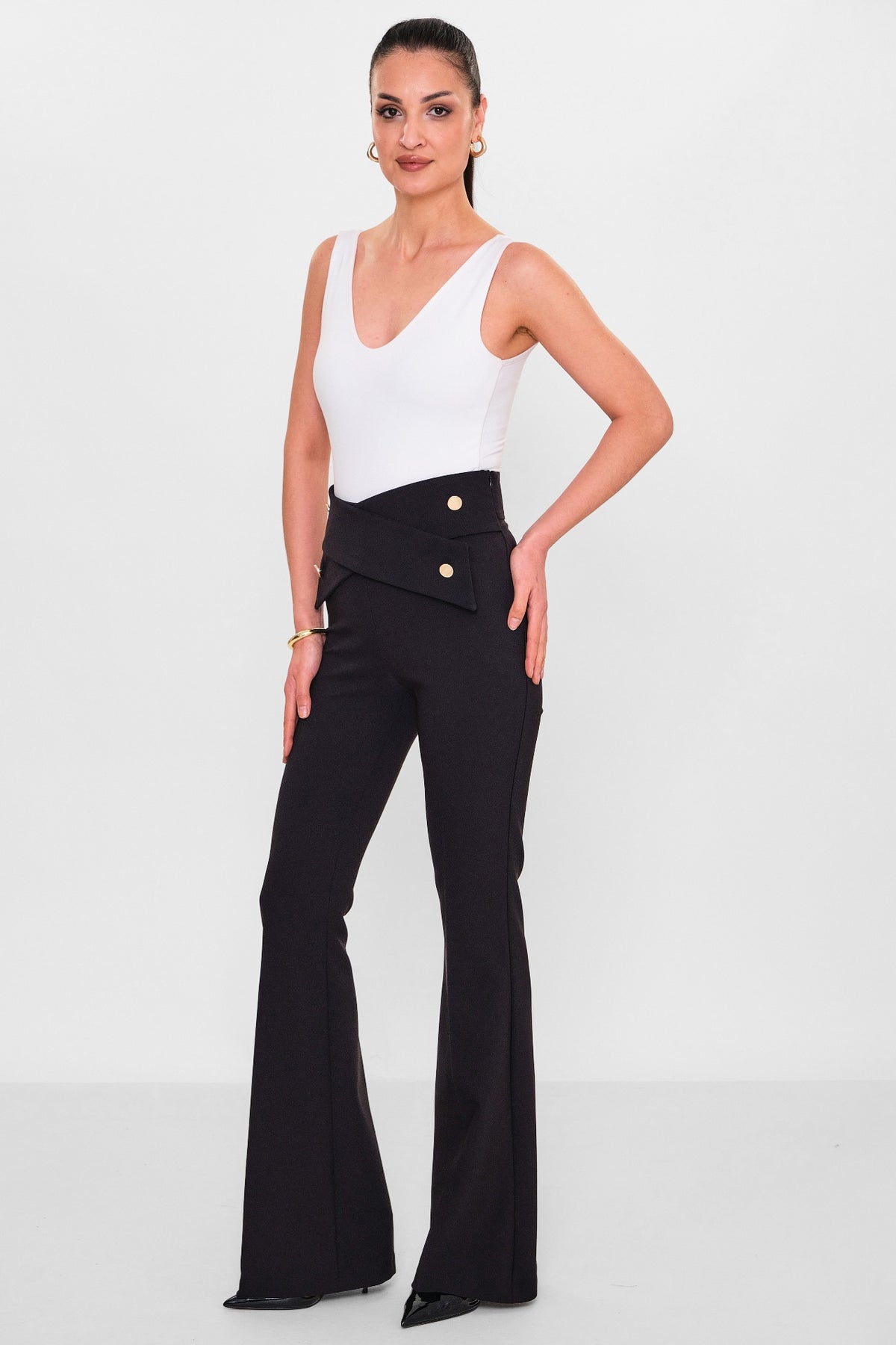 Zanzi - Plus Size Trousers (ZNZ26Y20141469) - 8690200113673