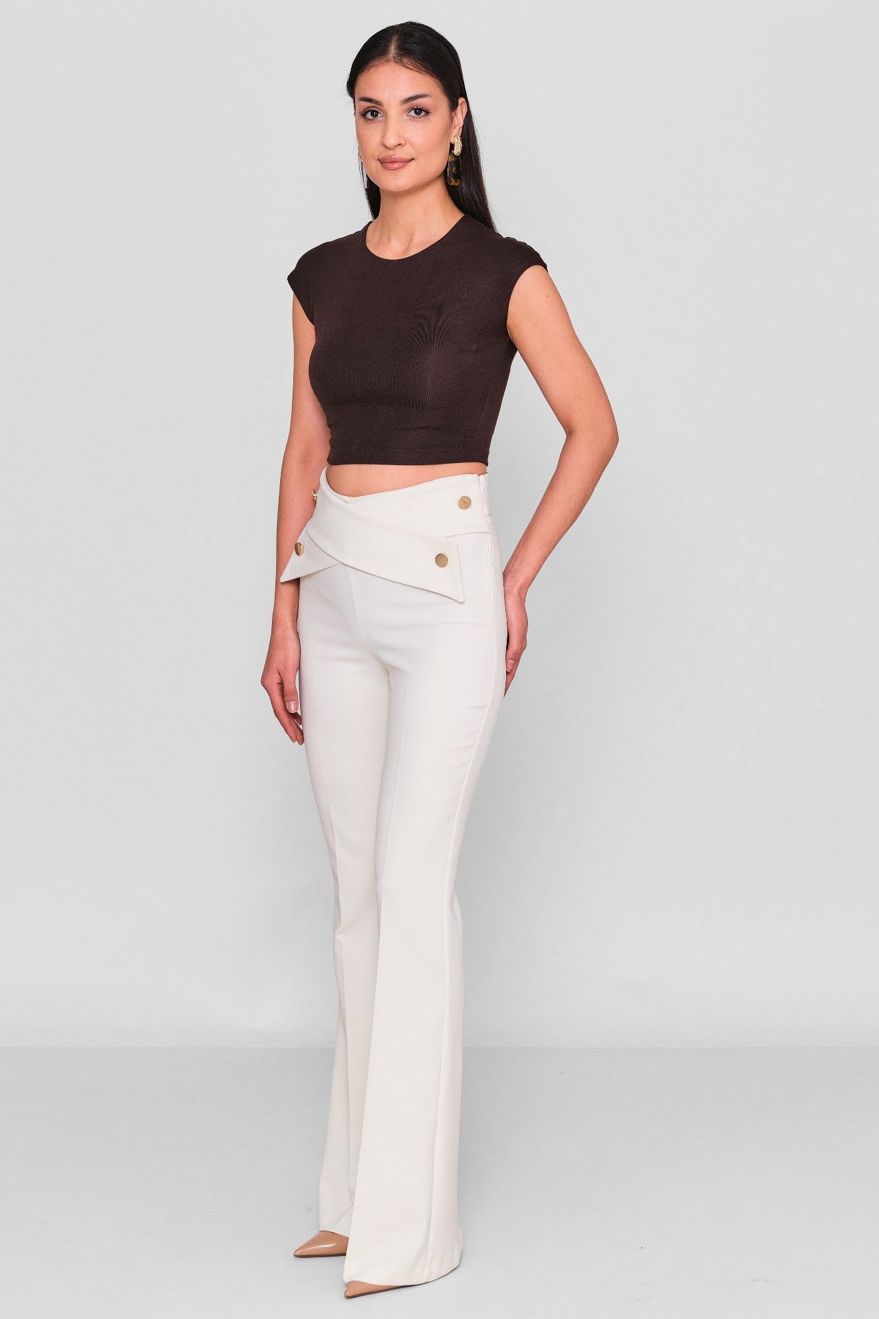 Zanzi - Plus Size Trousers (ZNZ26Y20141469) - 8690200113697
