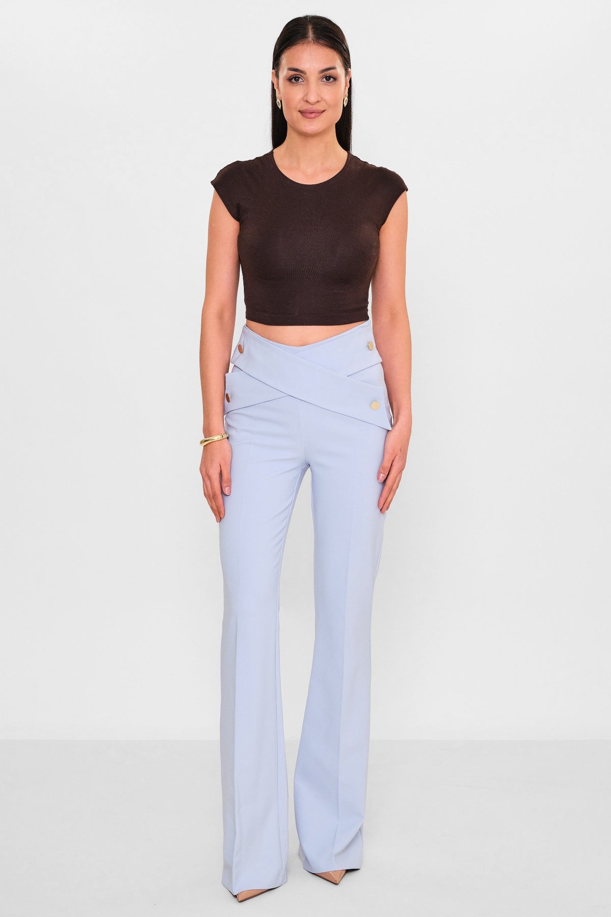 Zanzi - Plus Size Trousers (ZNZ26Y20141469) - 8690200113703