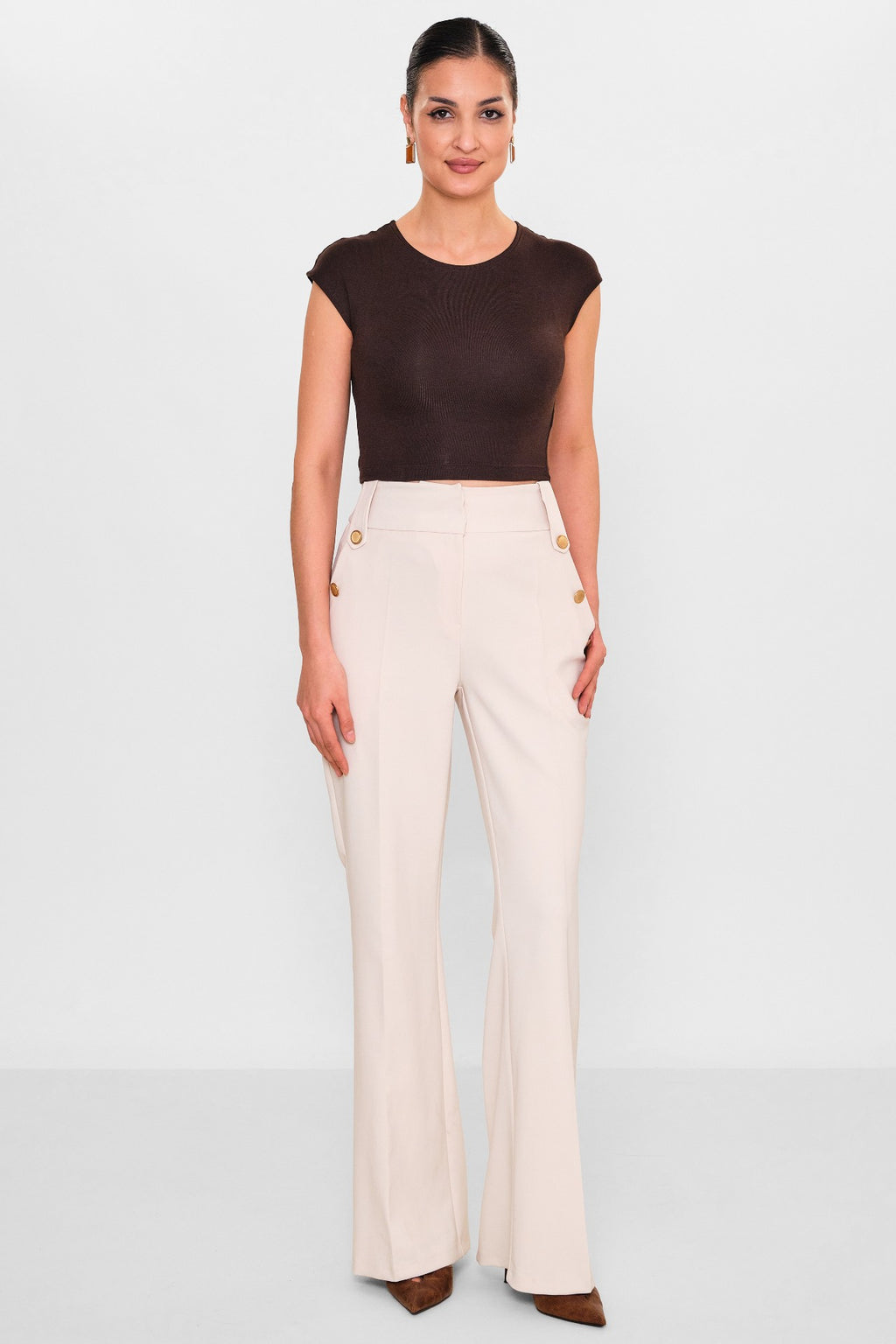 Zanzi - Plus Size Trousers (ZNZ26Y20141572) - 8690200113741