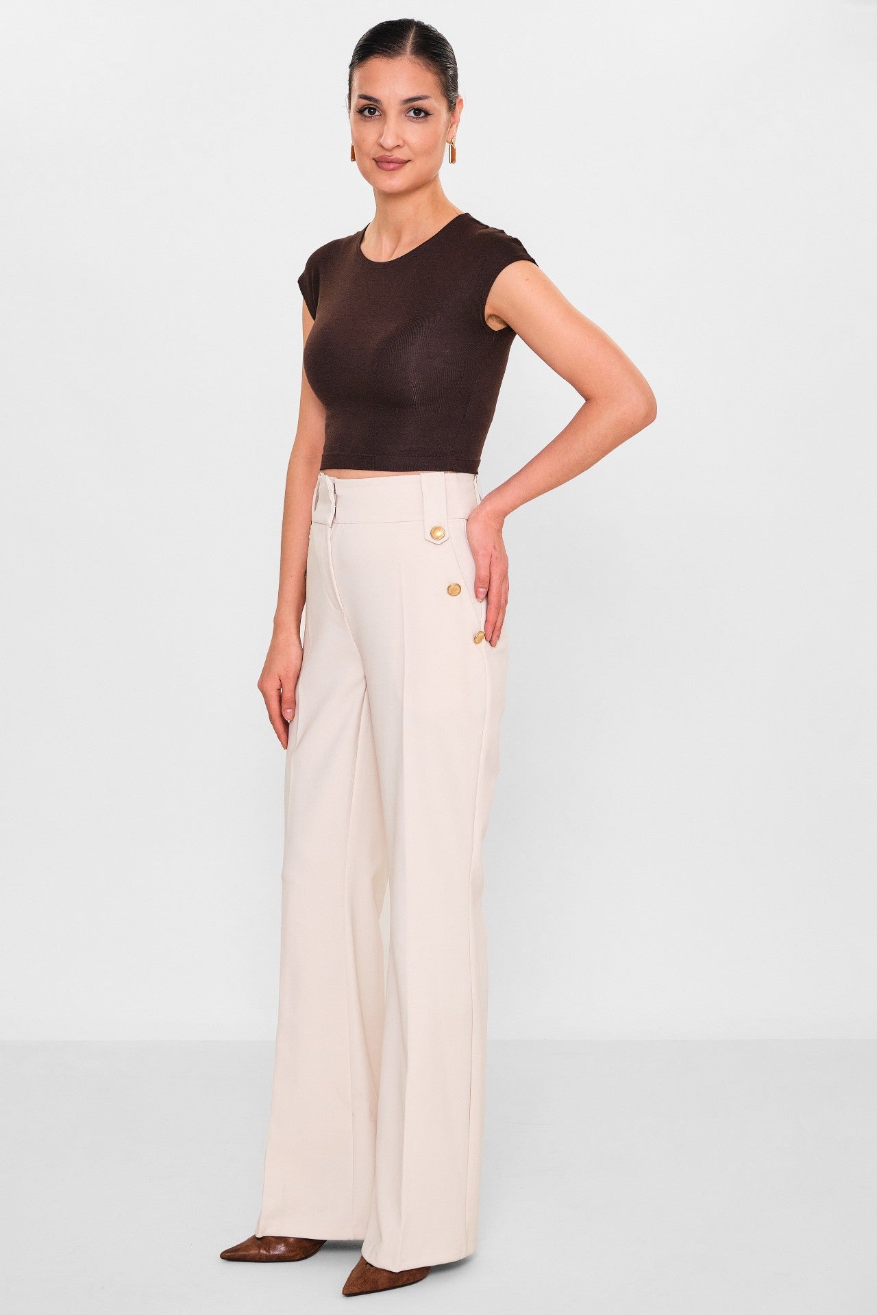Zanzi - Plus Size Trousers (ZNZ26Y20141572) - 8690200113741