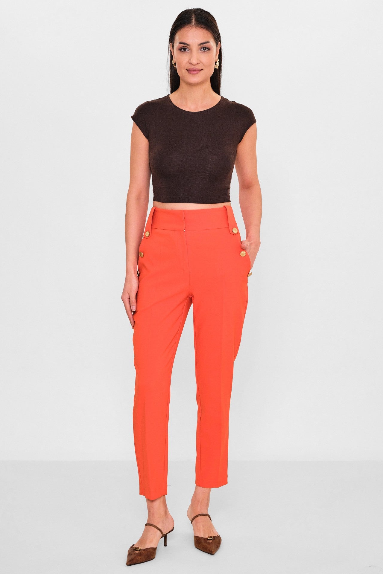 Zanzi - Plus Size Trousers (ZNZ26Y20141574) - 8690200113758