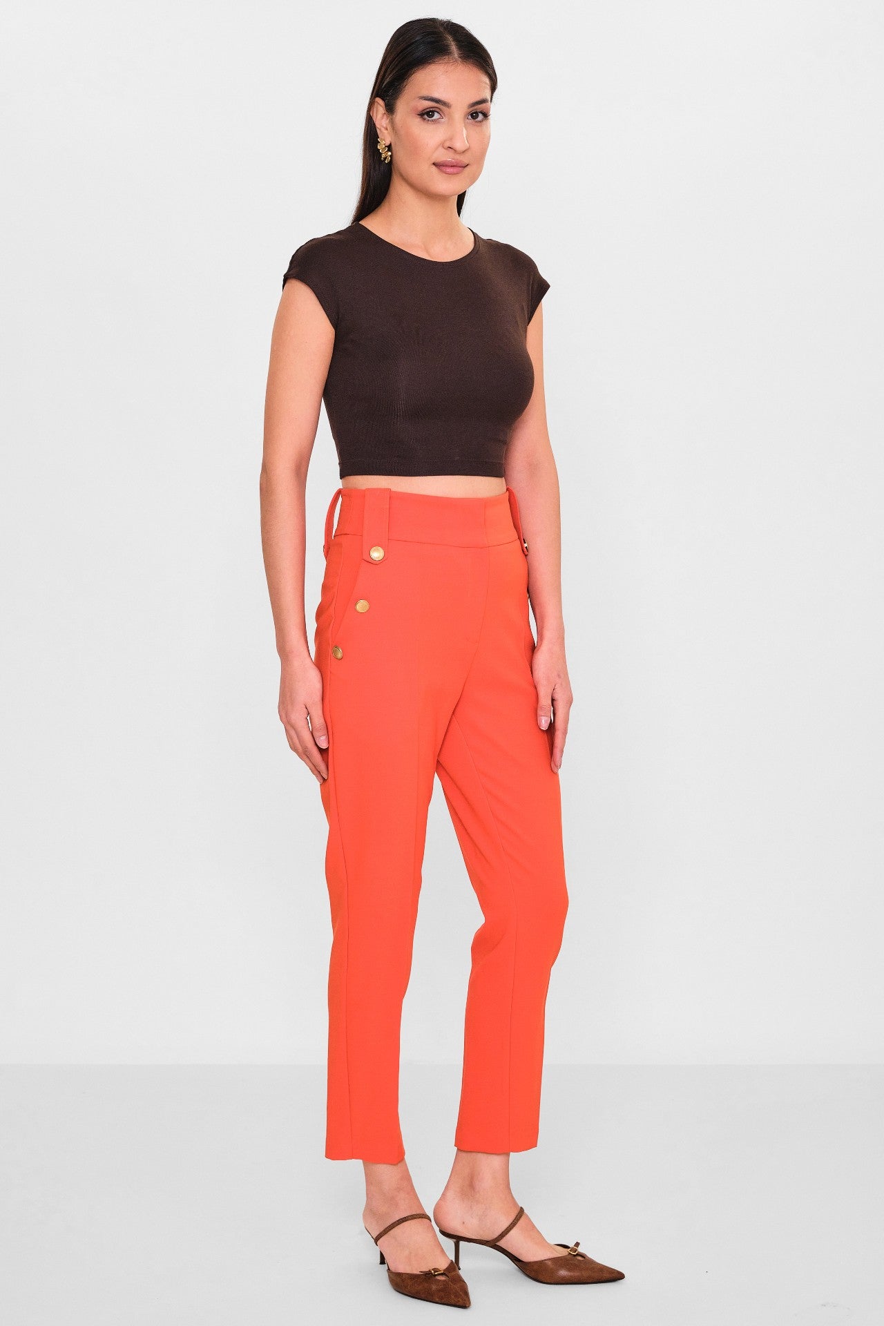 Zanzi - Plus Size Trousers (ZNZ26Y20141574) - 8690200113758