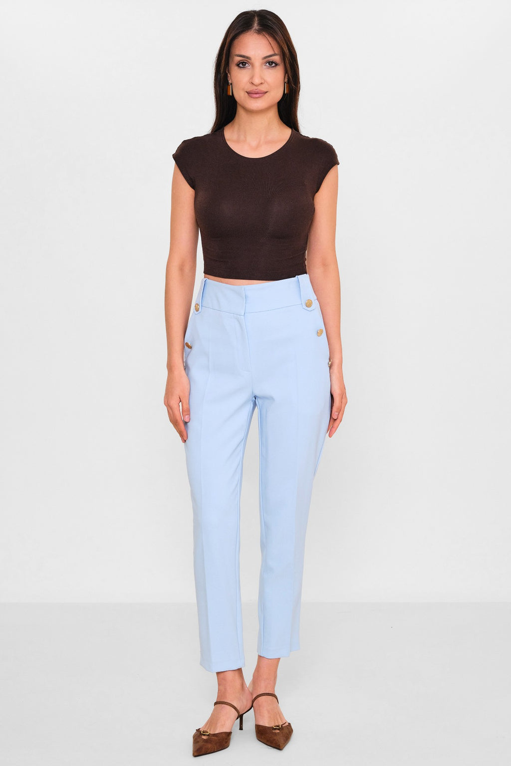Zanzi - Plus Size Trousers (ZNZ26Y20141574) - 8690200113765