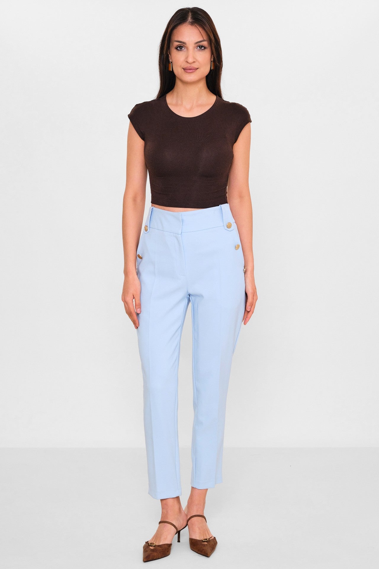 Zanzi - Plus Size Trousers (ZNZ26Y20141574) - 8690200113765