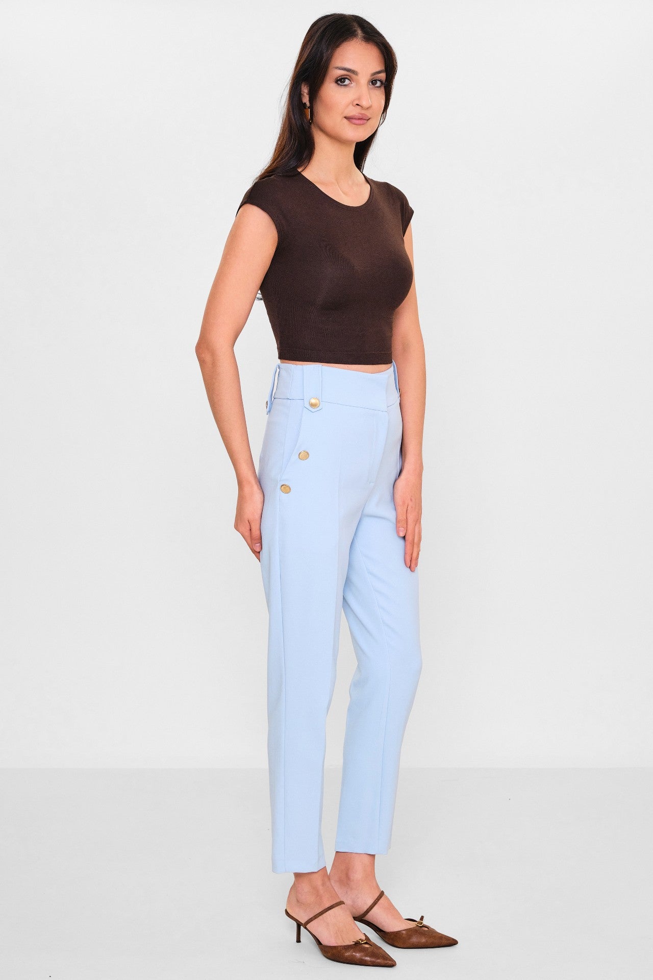Zanzi - Plus Size Trousers (ZNZ26Y20141574) - 8690200113765