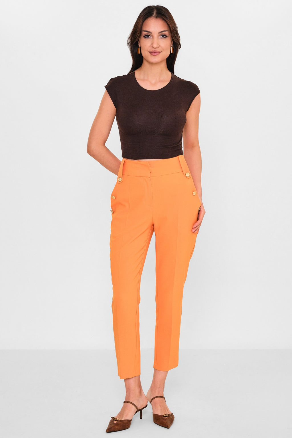 Zanzi - Plus Size Trousers (ZNZ26Y20141574) - 8690200113772