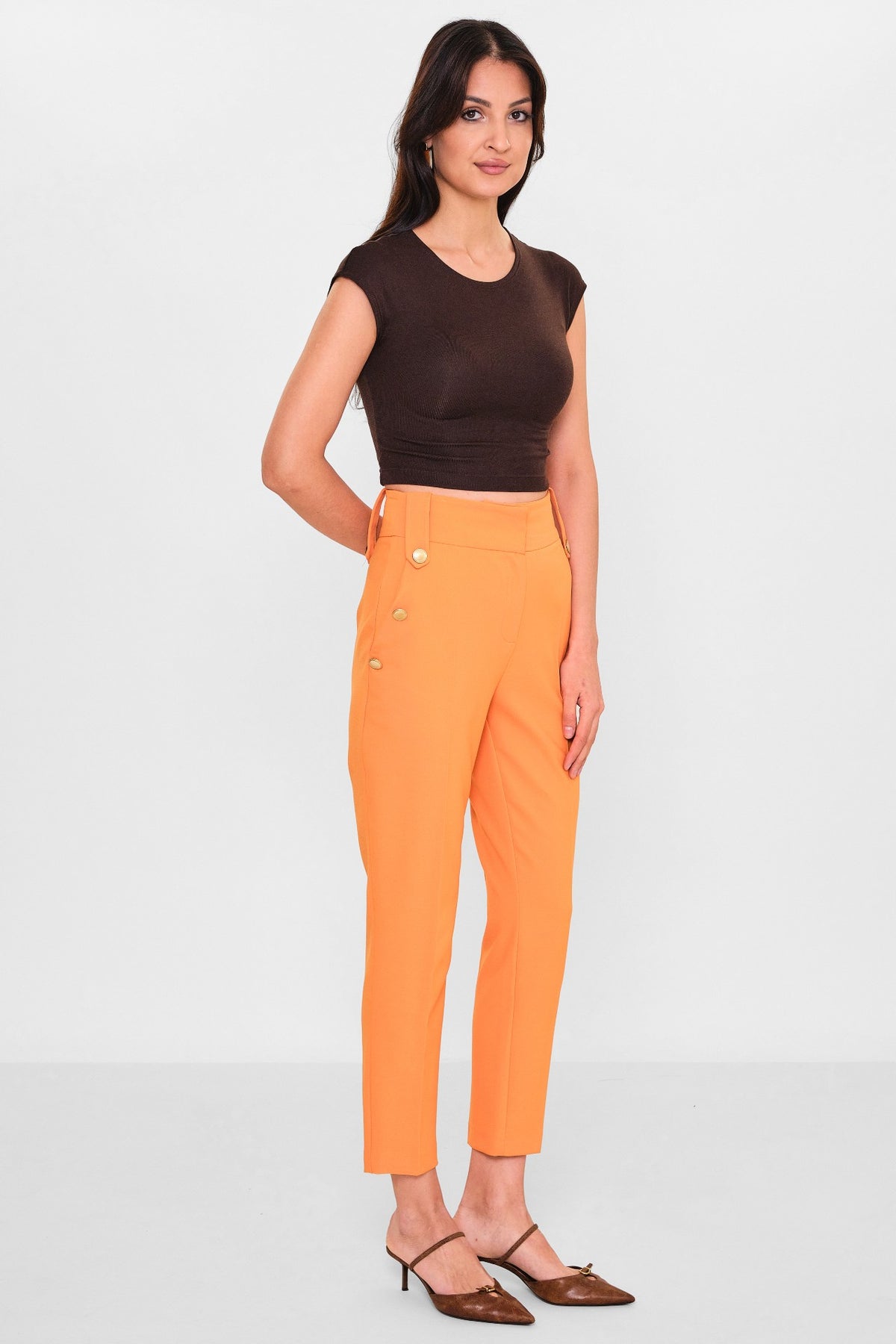 Zanzi - Plus Size Trousers (ZNZ26Y20141574) - 8690200113772