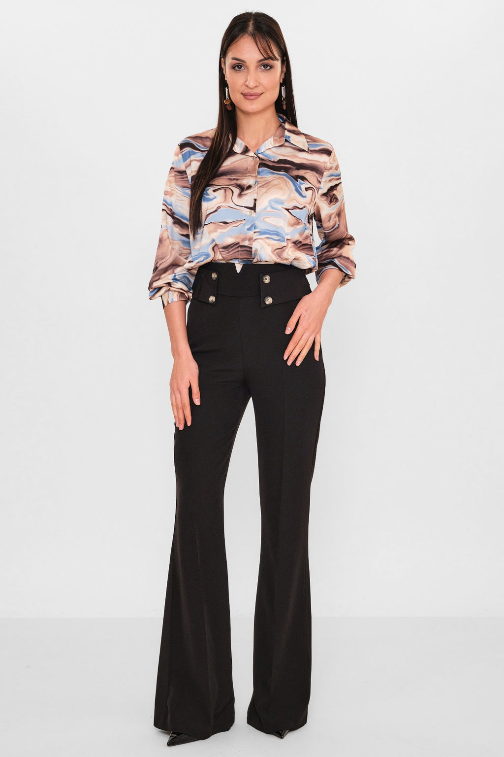 Zanzi - Plus Size Trousers (ZNZ26Y20141596) - 8690200113789