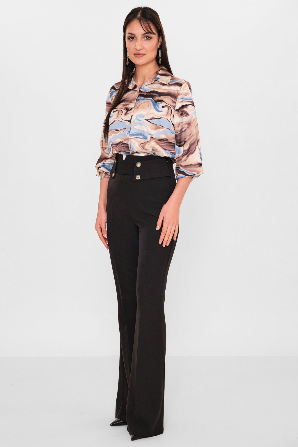 Zanzi - Plus Size Trousers (ZNZ26Y20141596) - 8690200113789