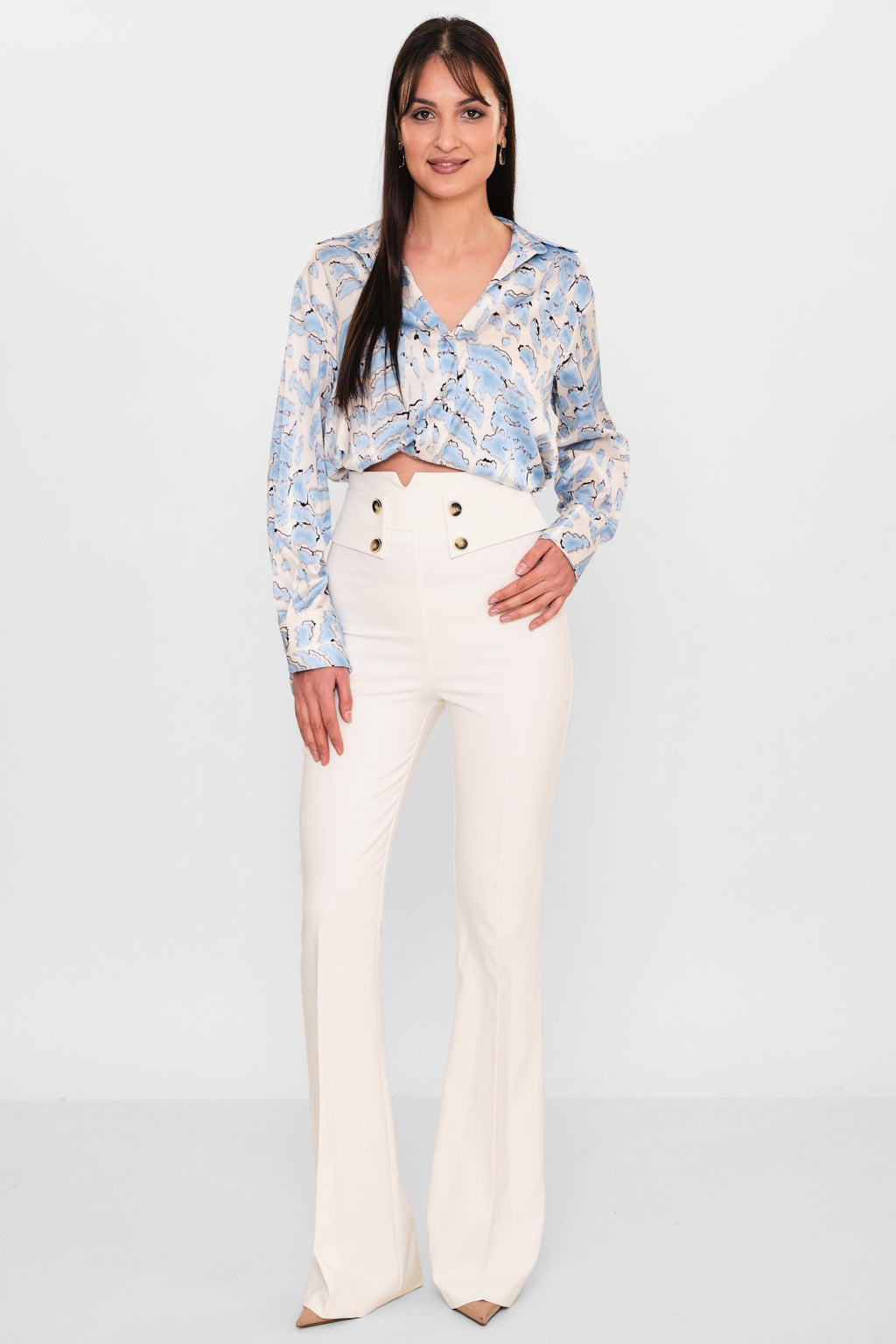 Zanzi - Plus Size Trousers (ZNZ26Y20141596) - 8690200113796