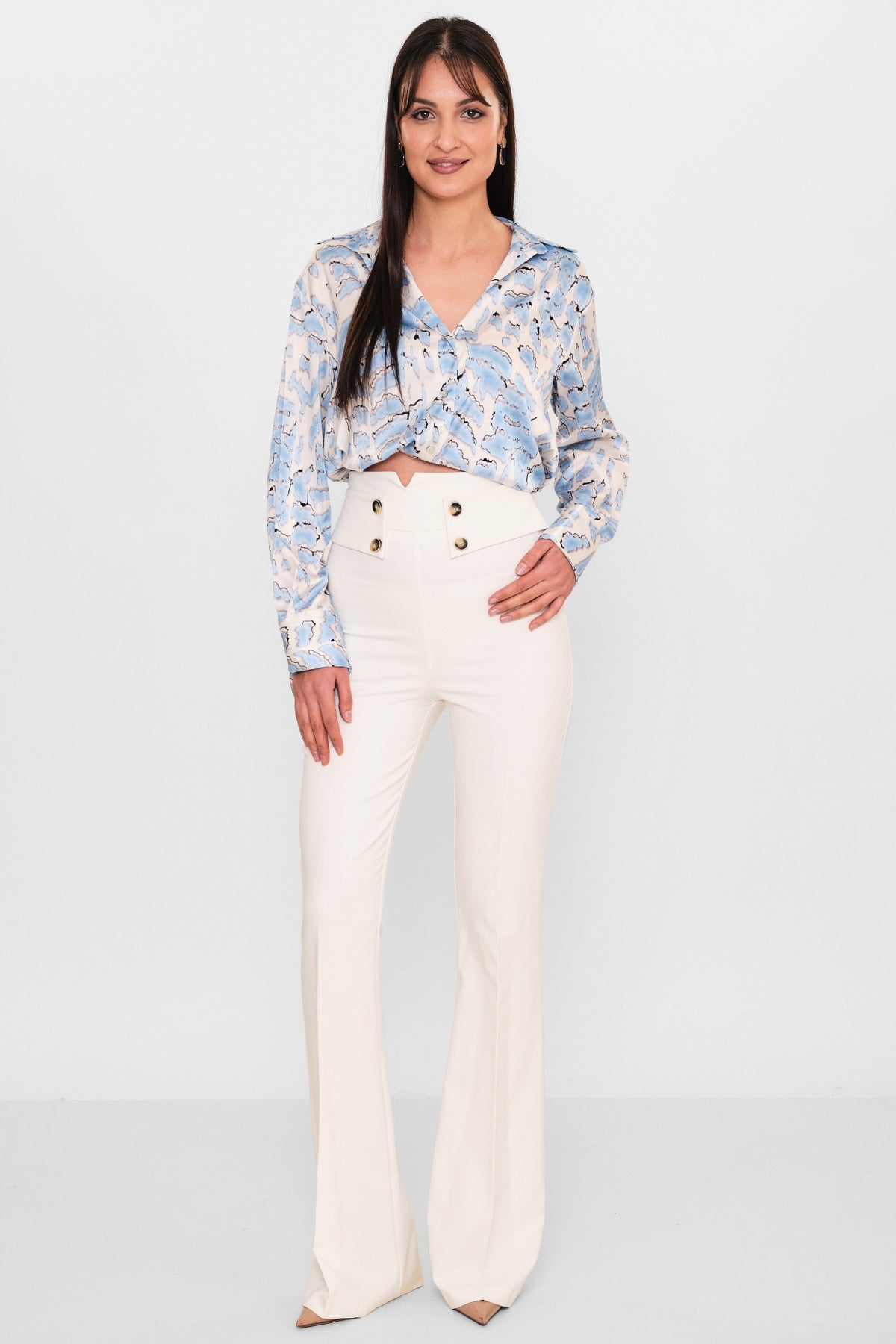 Zanzi - Plus Size Trousers (ZNZ26Y20141596) - 8690200113796