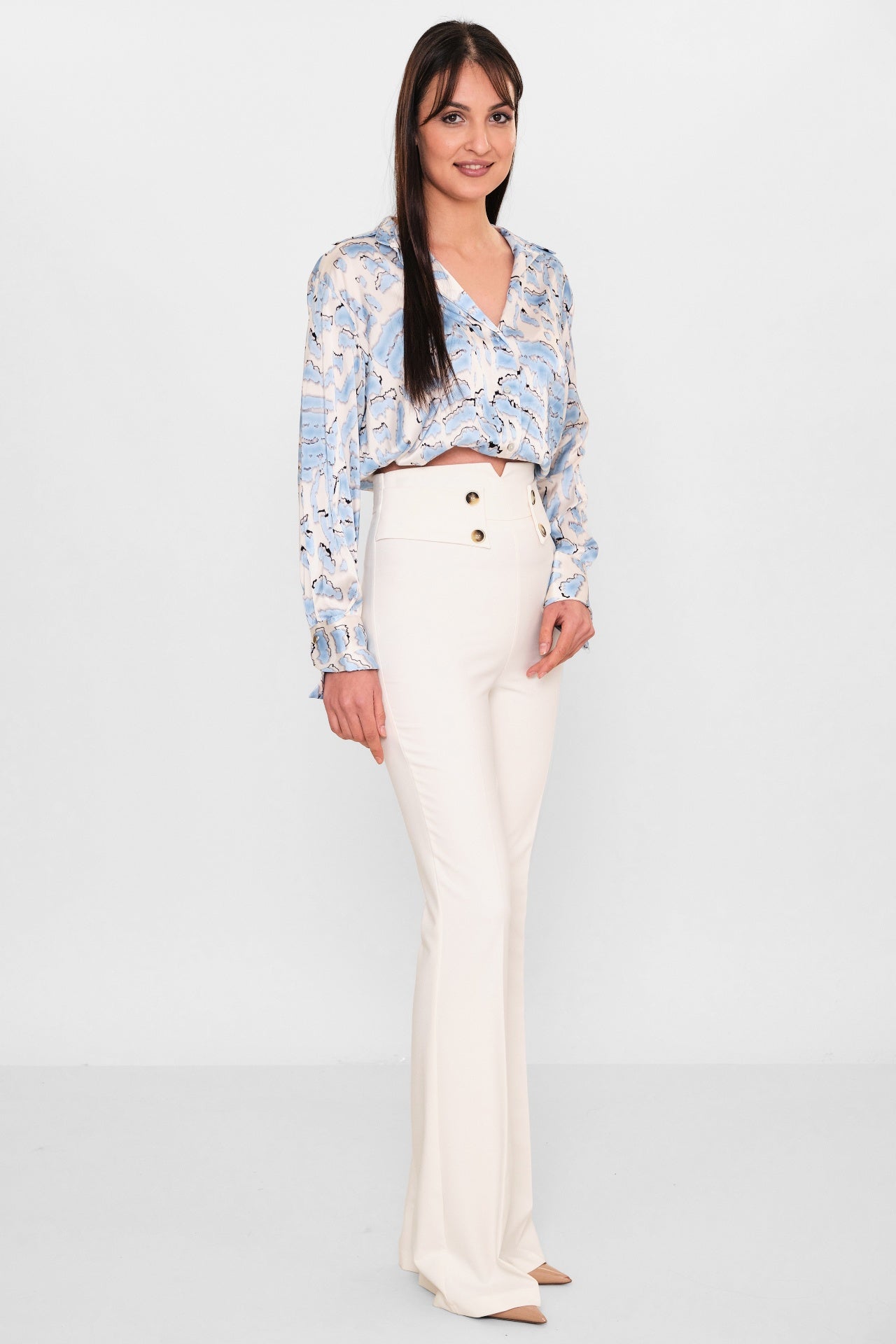 Zanzi - Plus Size Trousers (ZNZ26Y20141596) - 8690200113796