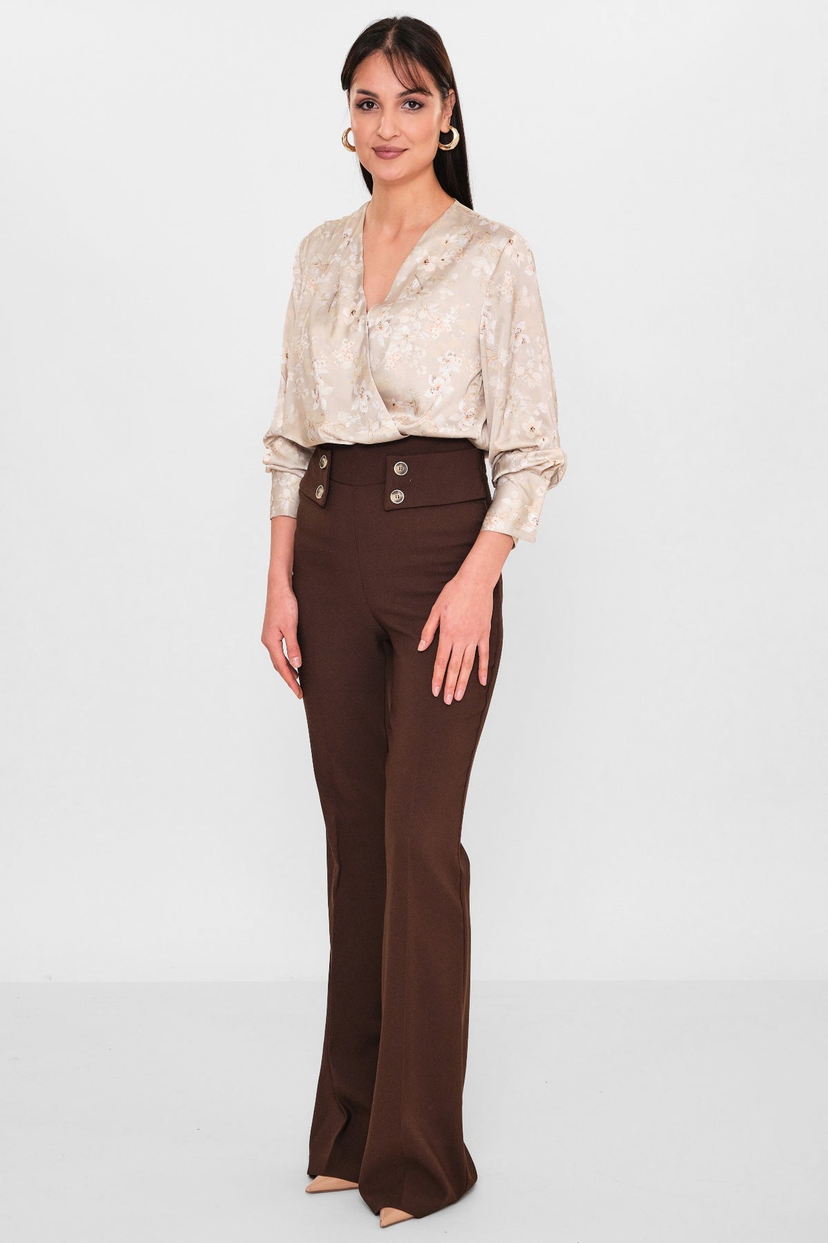 Zanzi - Plus Size Trousers (ZNZ26Y20141596) - 8690200113802