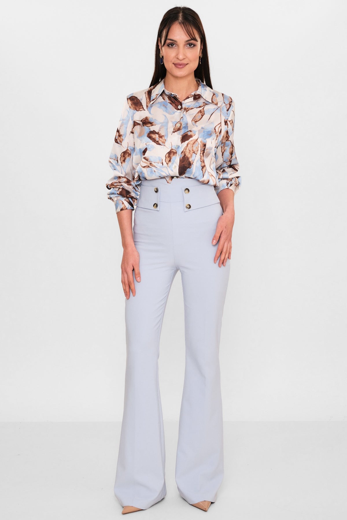 Zanzi - Plus Size Trousers (ZNZ26Y20141596) - 8690200113819
