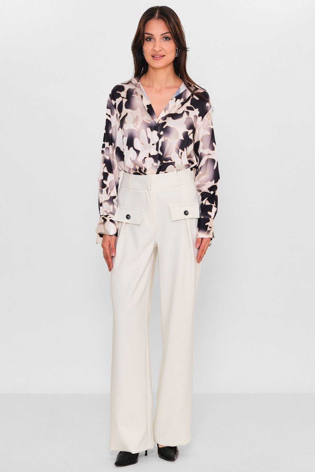 Zanzi - Plus Size Trousers (ZNZ26Y20141623) - 8690200113833