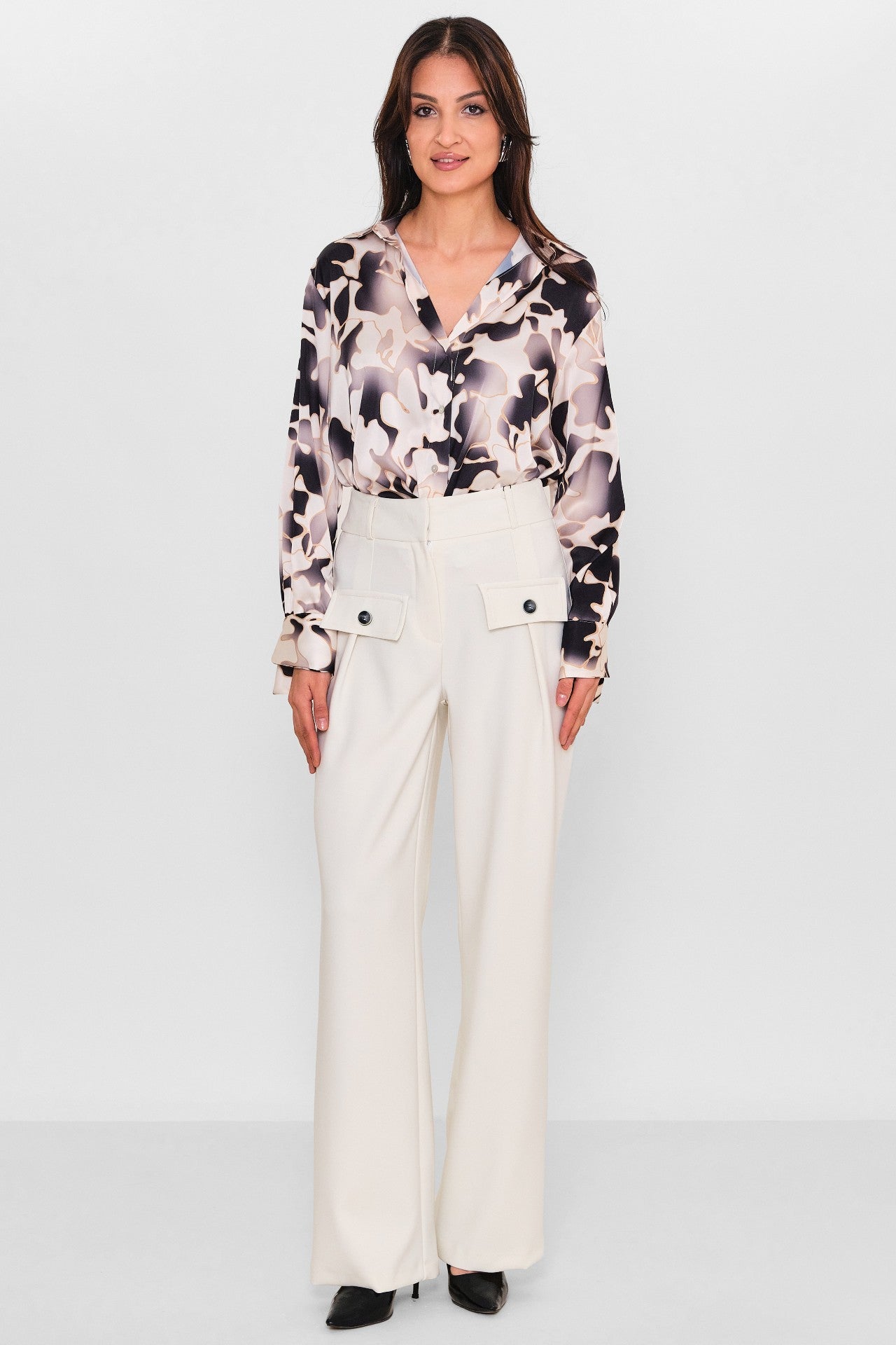 Zanzi - Plus Size Trousers (ZNZ26Y20141623) - 8690200113833